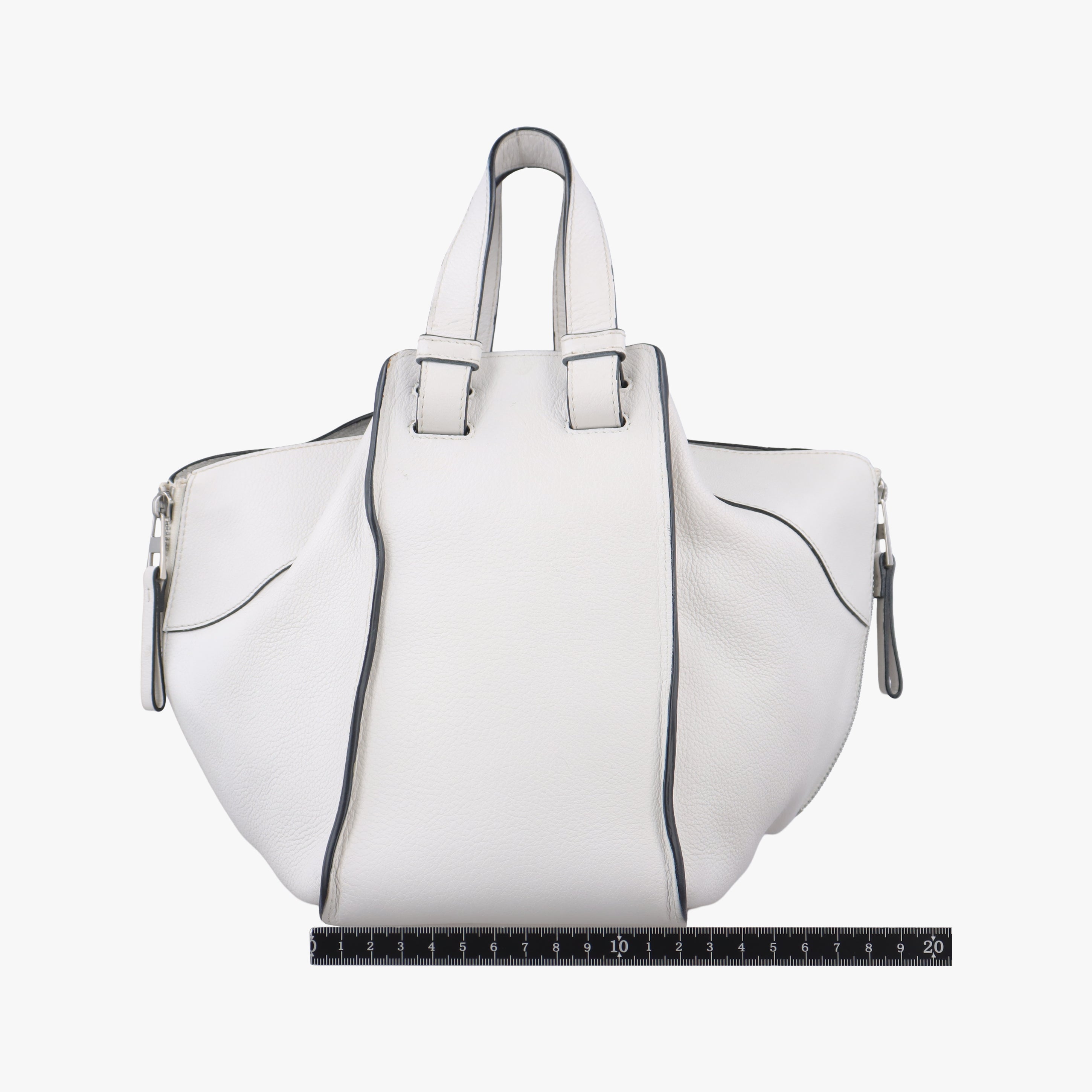 Vintage Loewe Hammock White Leather  shoulderbag | stylenewstar