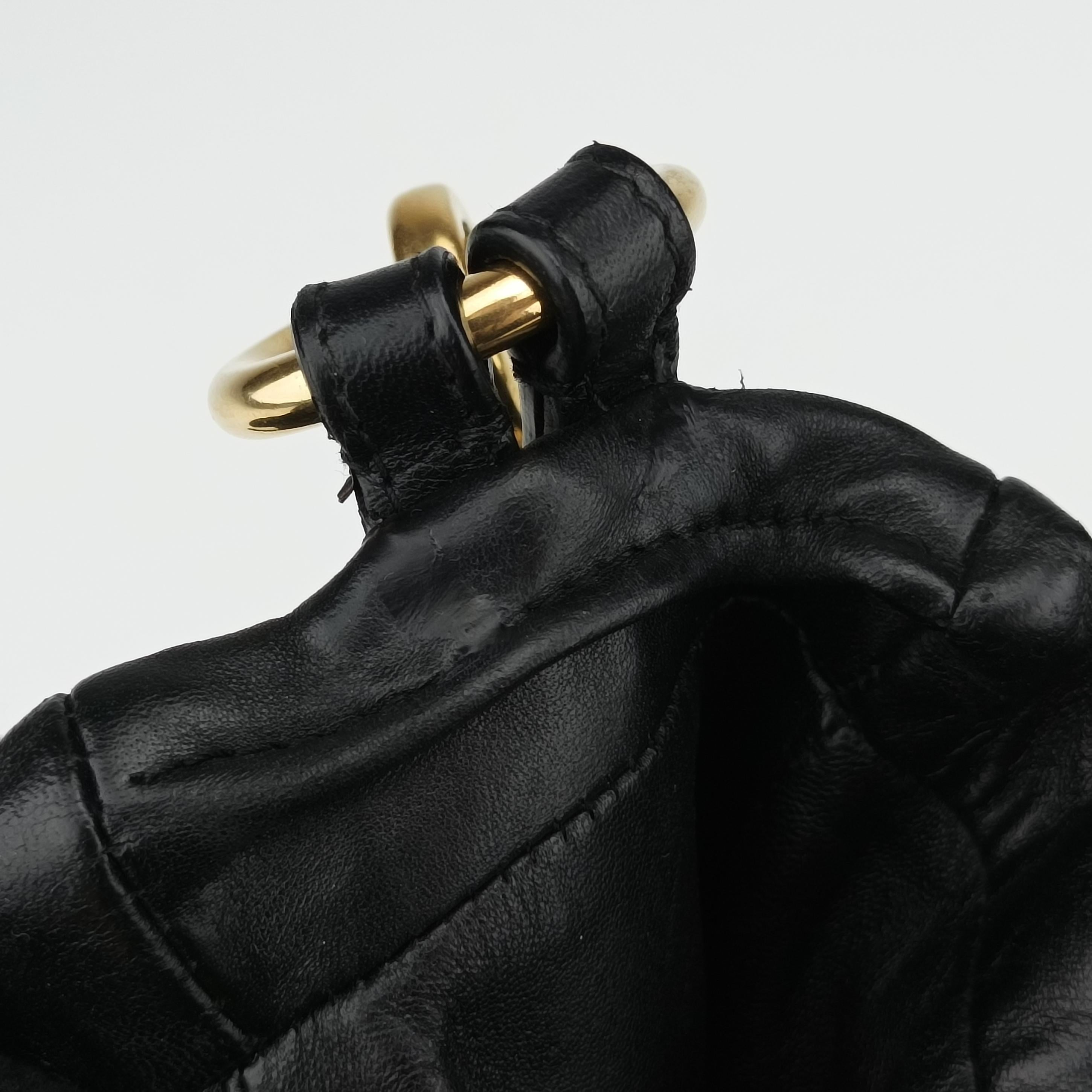 Pre-owned Christian Dior pleated hobo Black leather  handbag | stylenewstar