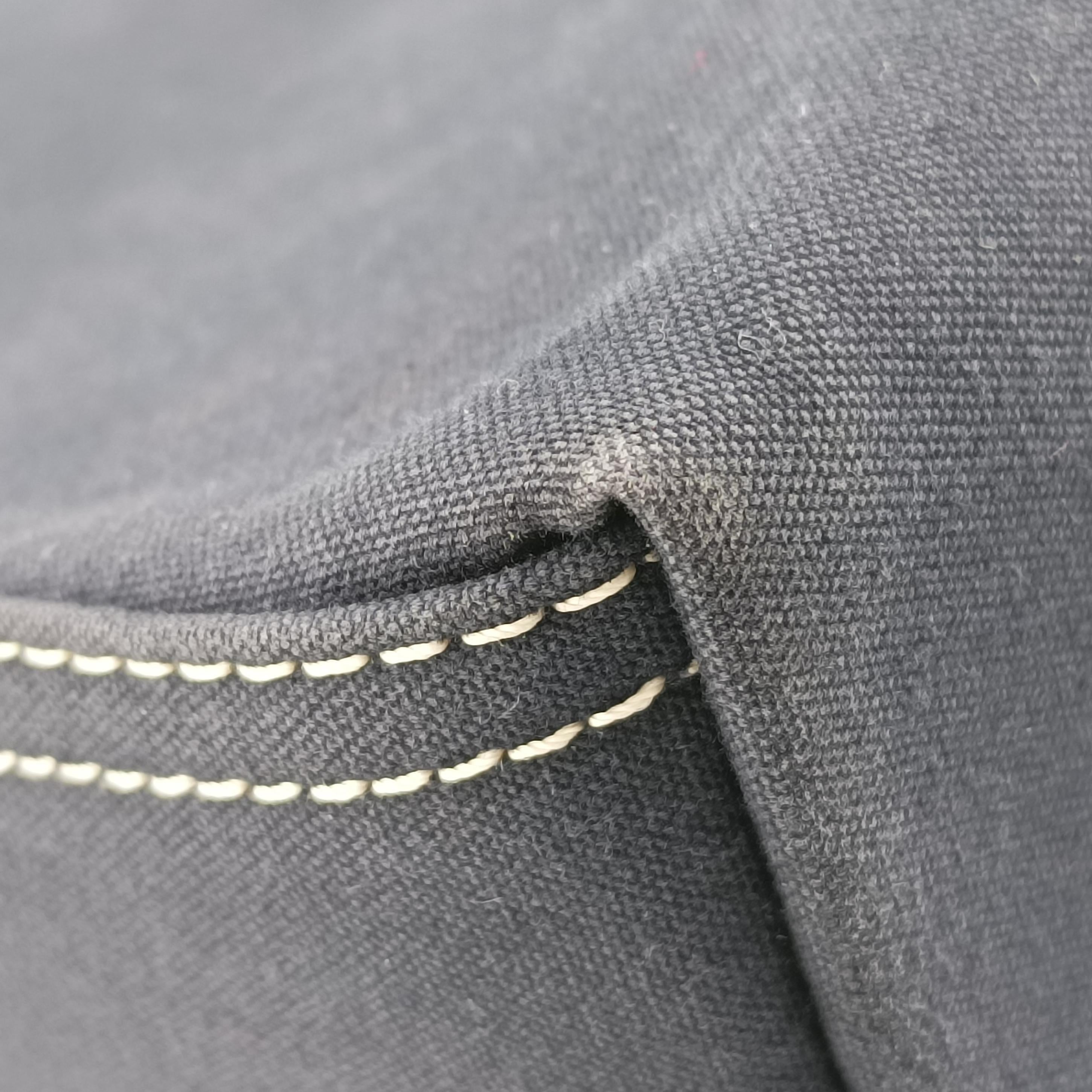 Pre-owned Fendi Mamma Baguette Navy canvas  shoulderbag | stylenewstar