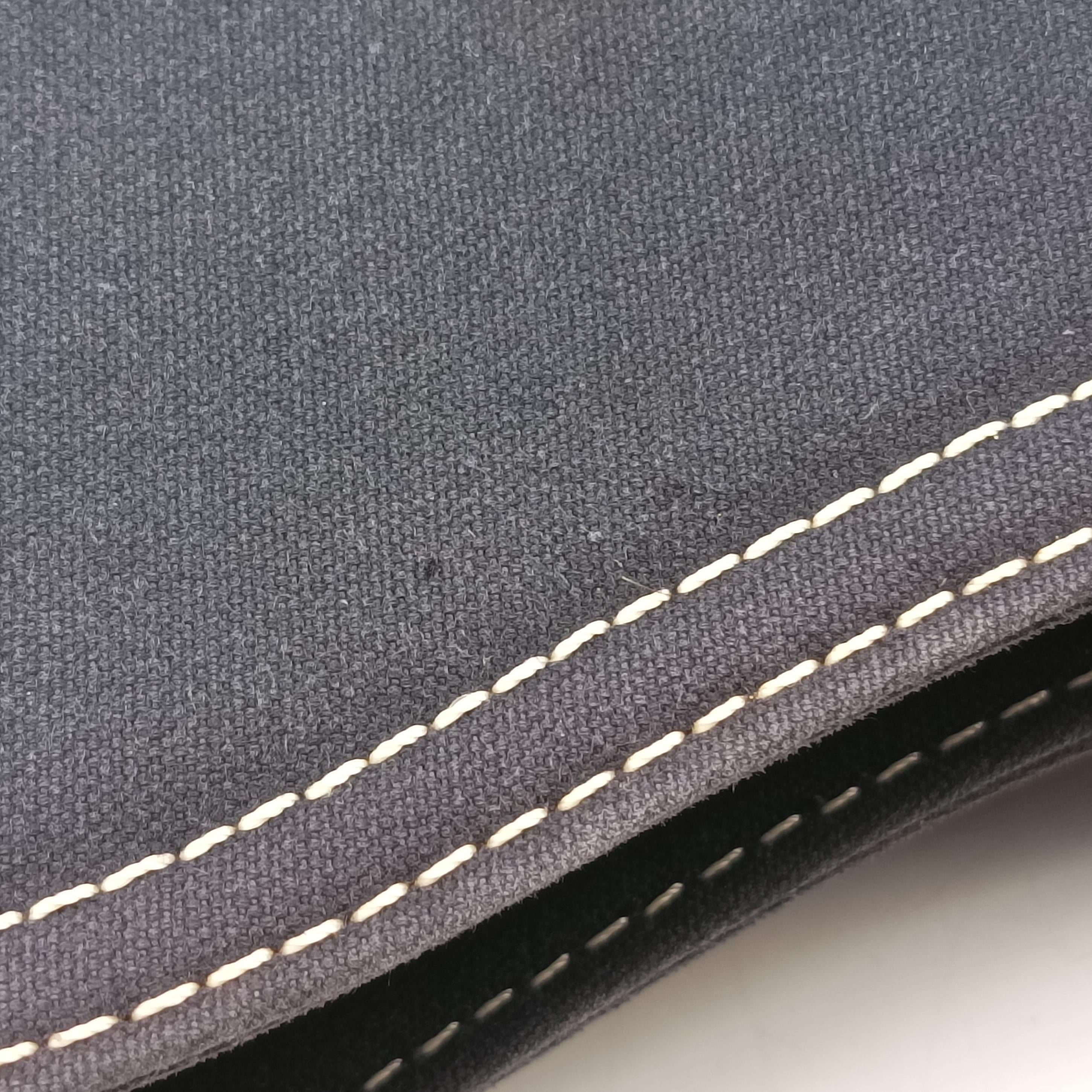 Pre-owned Fendi Mamma Baguette Navy canvas  shoulderbag | stylenewstar