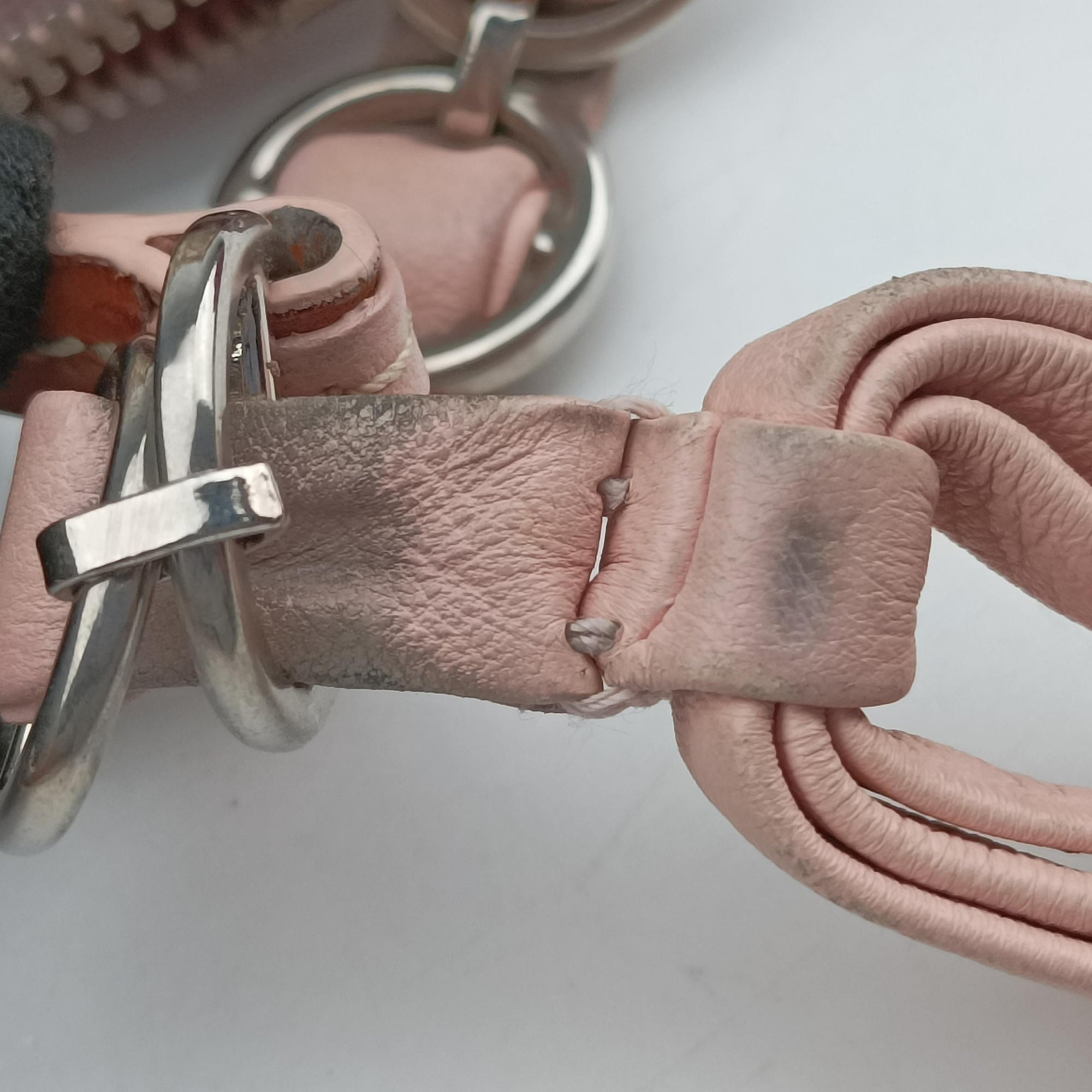 Pre-owned Christian Dior Trotter Romantique Beige x Pink x Brown PVC Coated canvas x leather  shoulderbag | stylenewstar