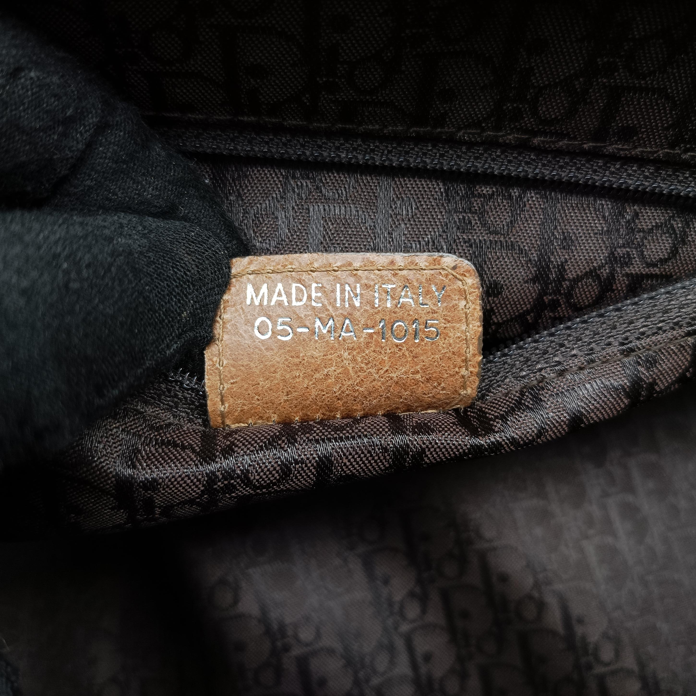 Pre-owned Christian Dior Detective Satchel Ivory×Beige×Multicolor Canvas x Leather  handbag | stylenewstar