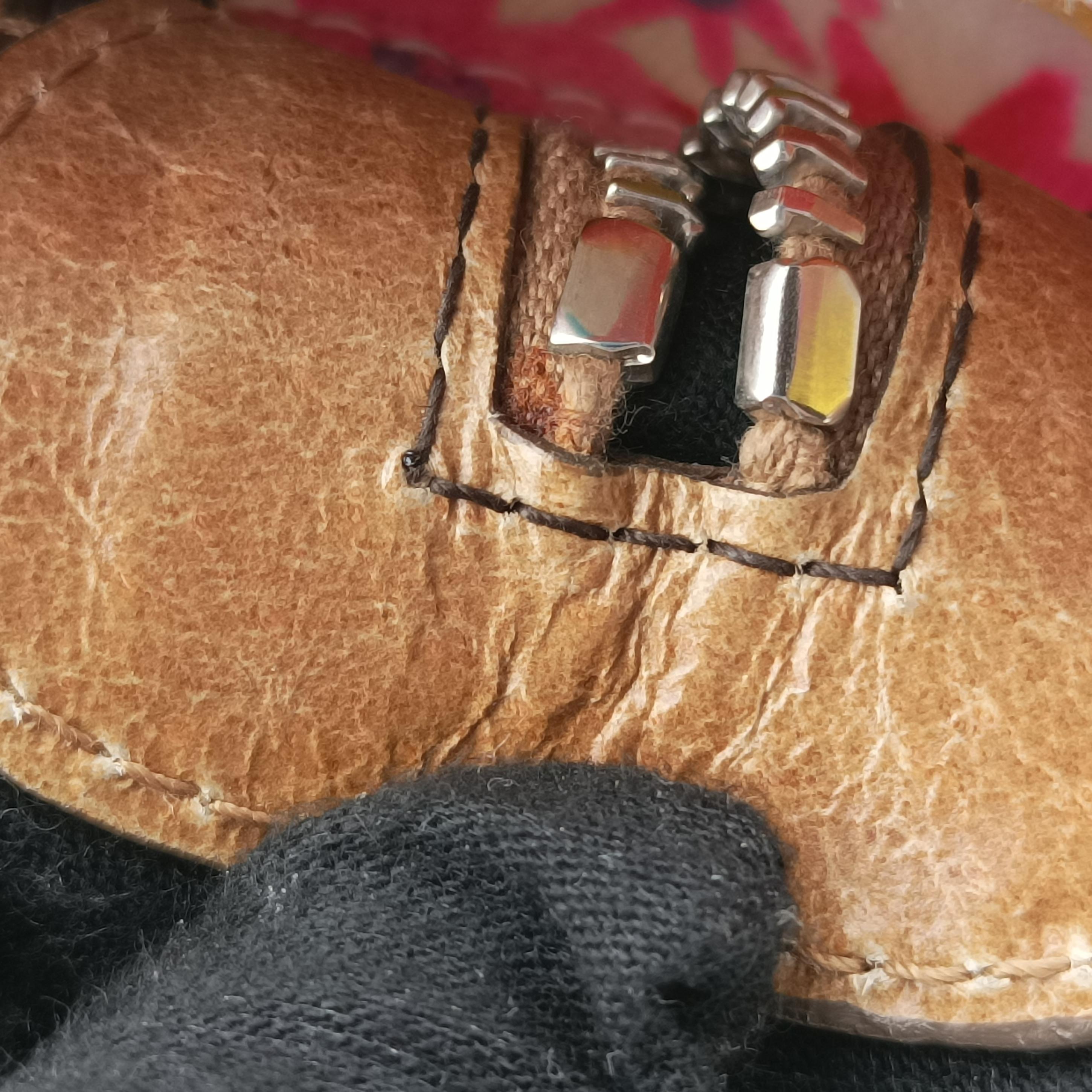 Pre-owned Christian Dior Detective Satchel Ivory×Beige×Multicolor Canvas x Leather  handbag | stylenewstar