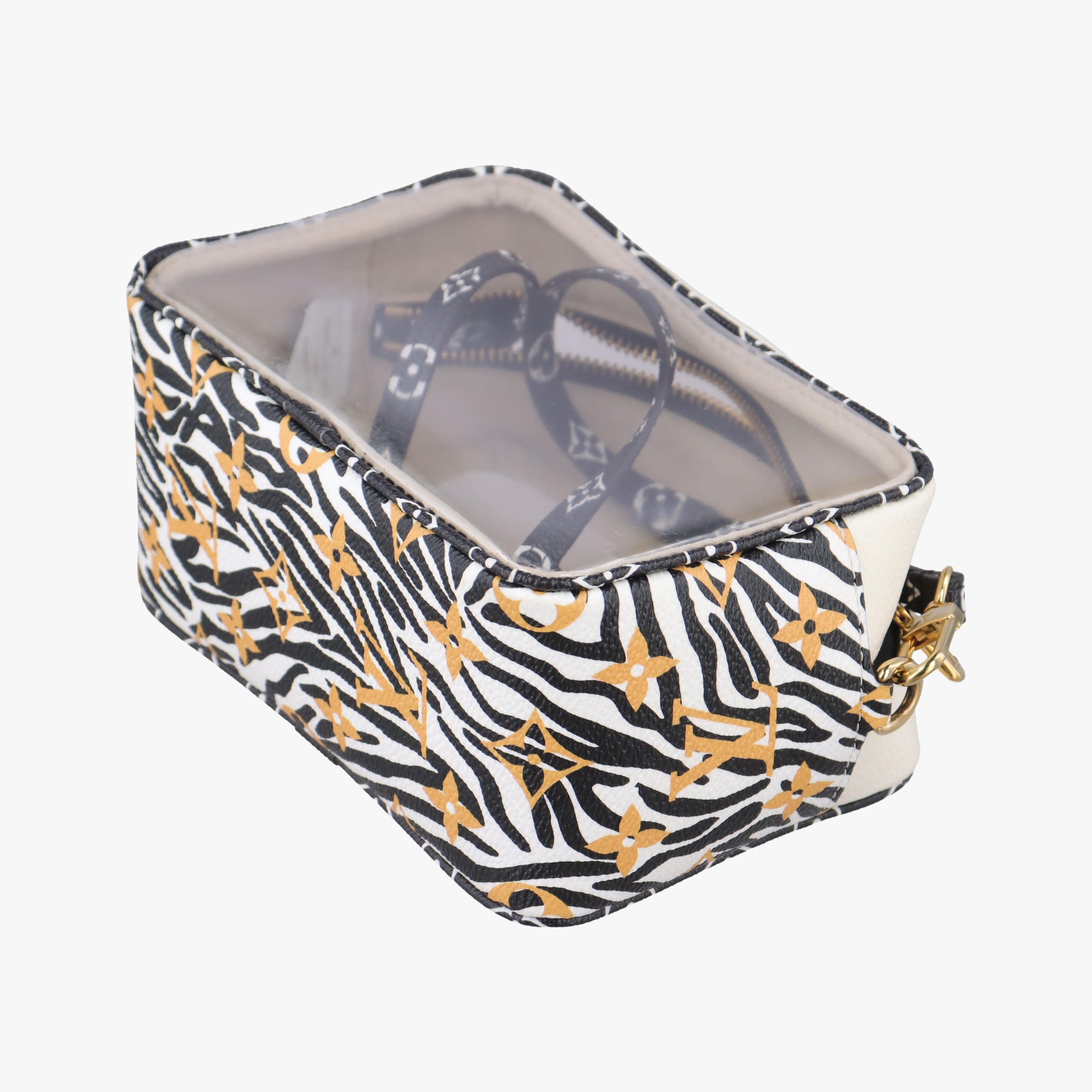 Pre-owned Louis Vuitton Beach Pouch Clear Monogram Giant M67883 shoulderbag | stylenewstar