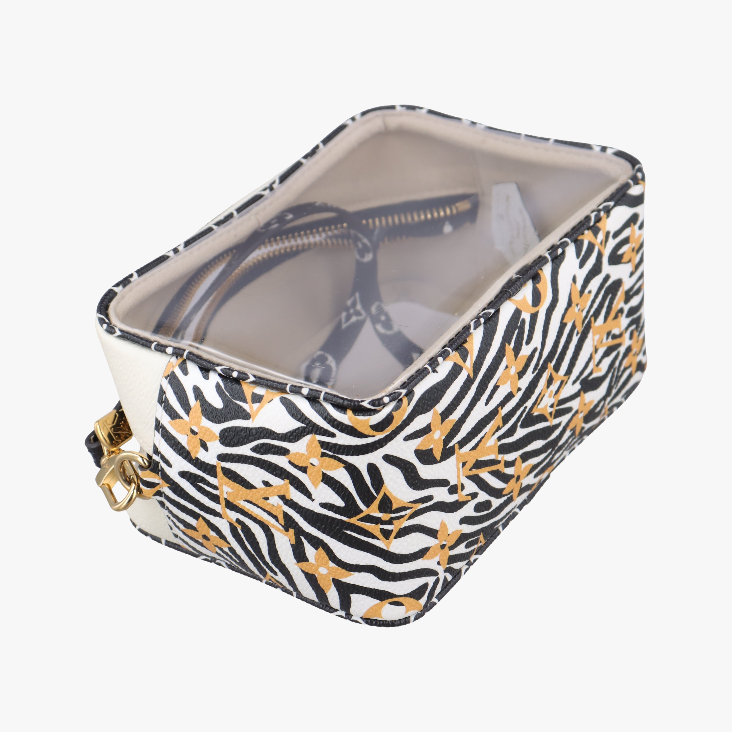Pre-owned Louis Vuitton Beach Pouch Clear Monogram Giant M67883 shoulderbag | stylenewstar