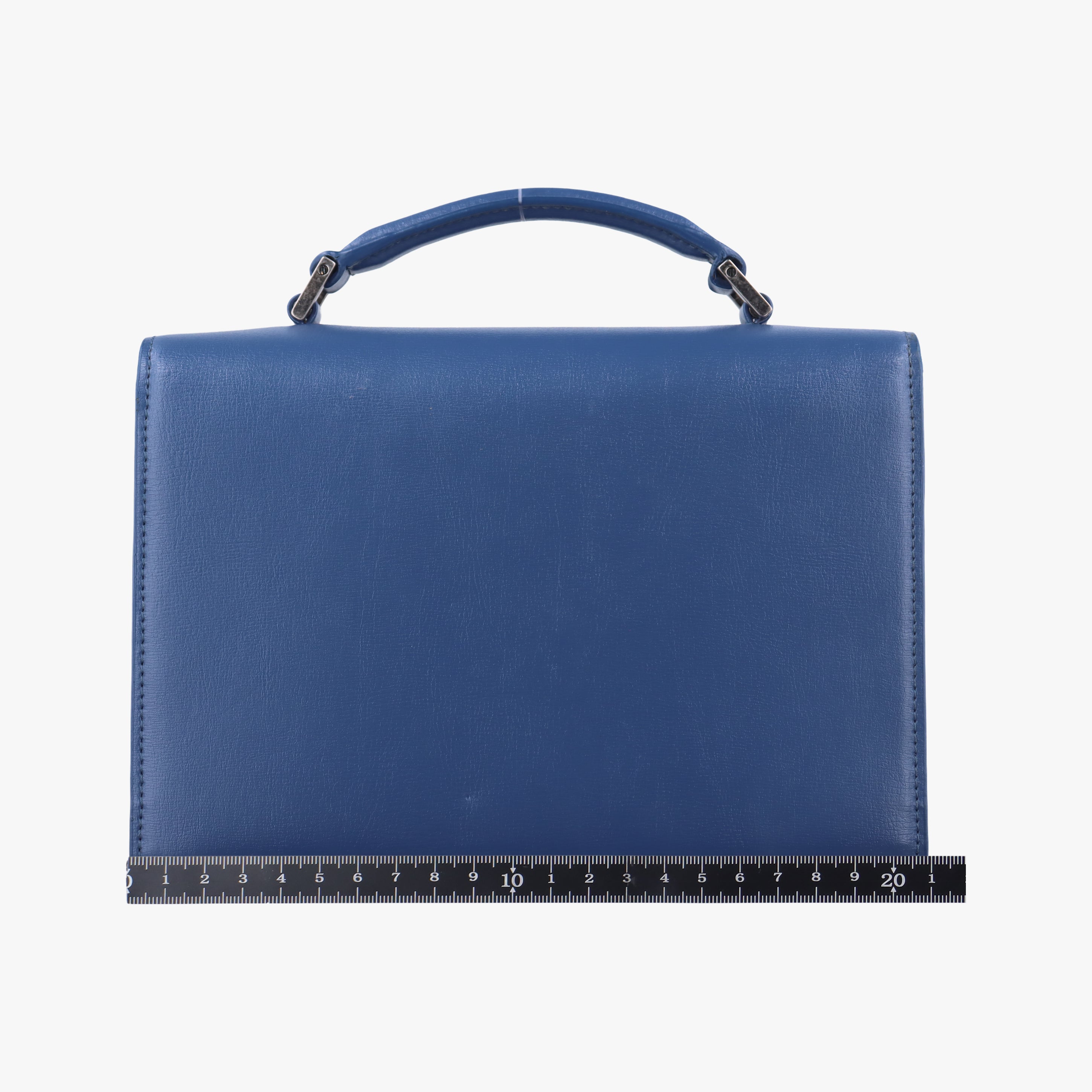 Pre-owned Yves Saint Laurent Bellechasse Blue Leather 482051 shoulderbag | stylenewstar
