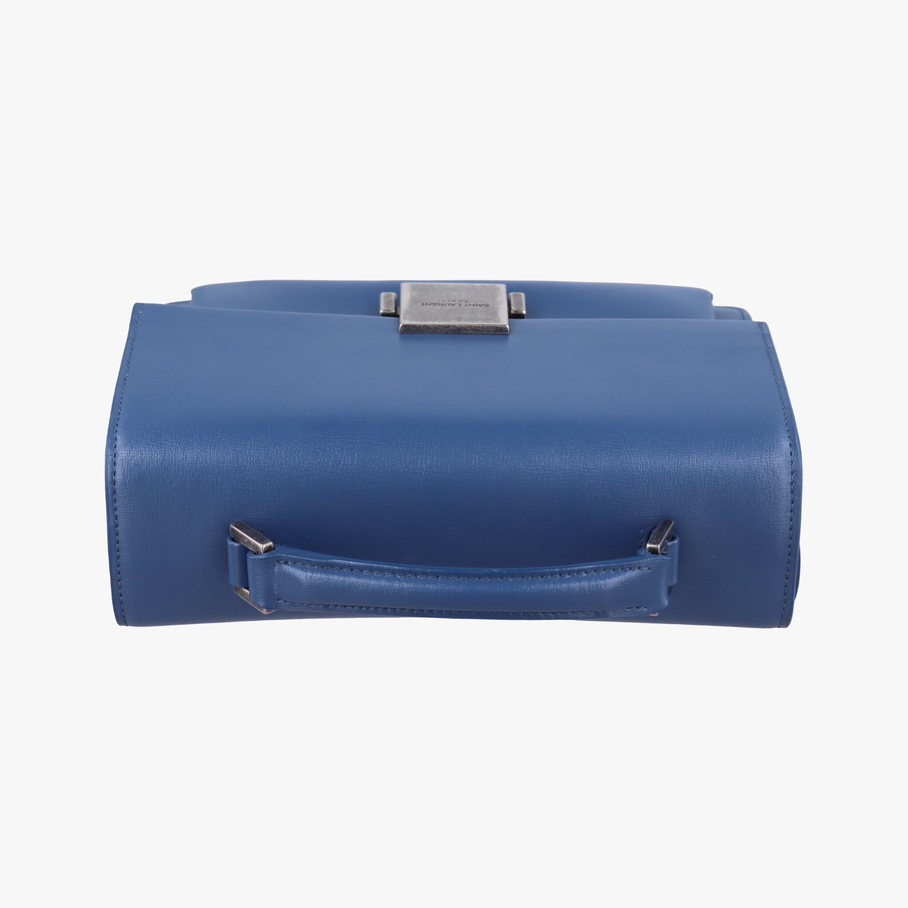 Pre-owned Yves Saint Laurent Bellechasse Blue Leather 482051 shoulderbag | stylenewstar