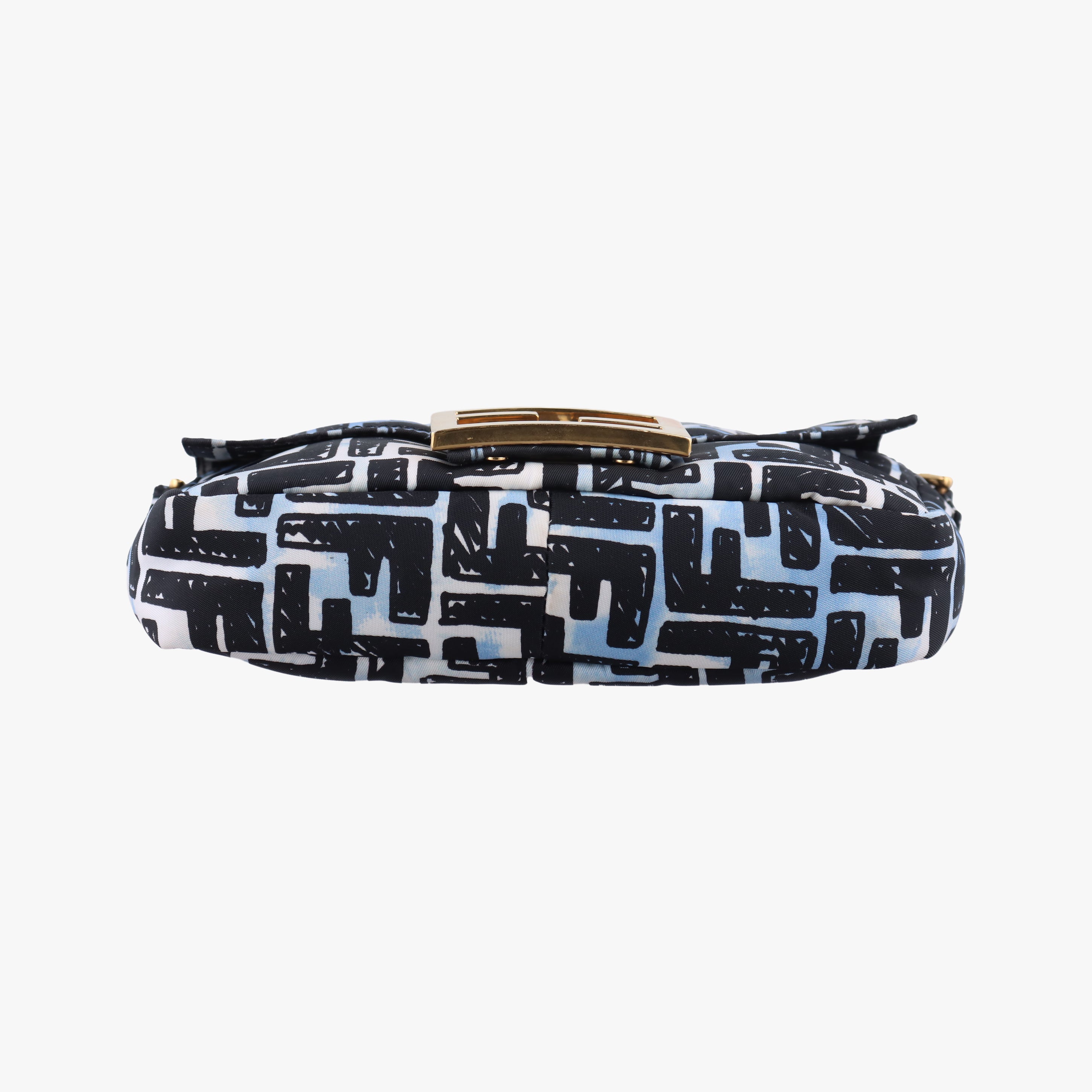 Pre-owned Fendi Mamma Bucket Black×Multicolour Nylon 8BR784 shoulderbag | stylenewstar