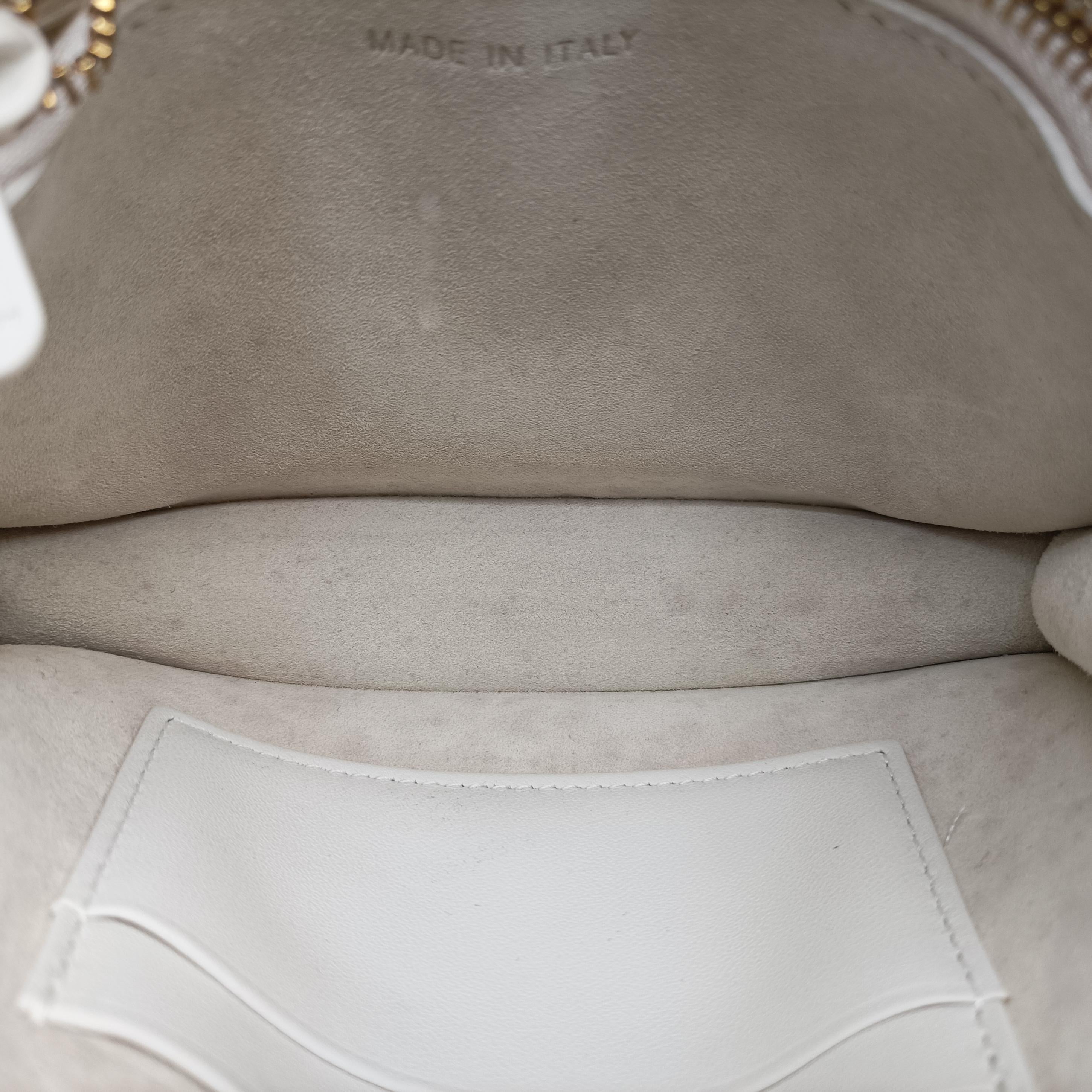 Pre-owned Christian Dior Saddle White Leather  shoulderbag | stylenewstar