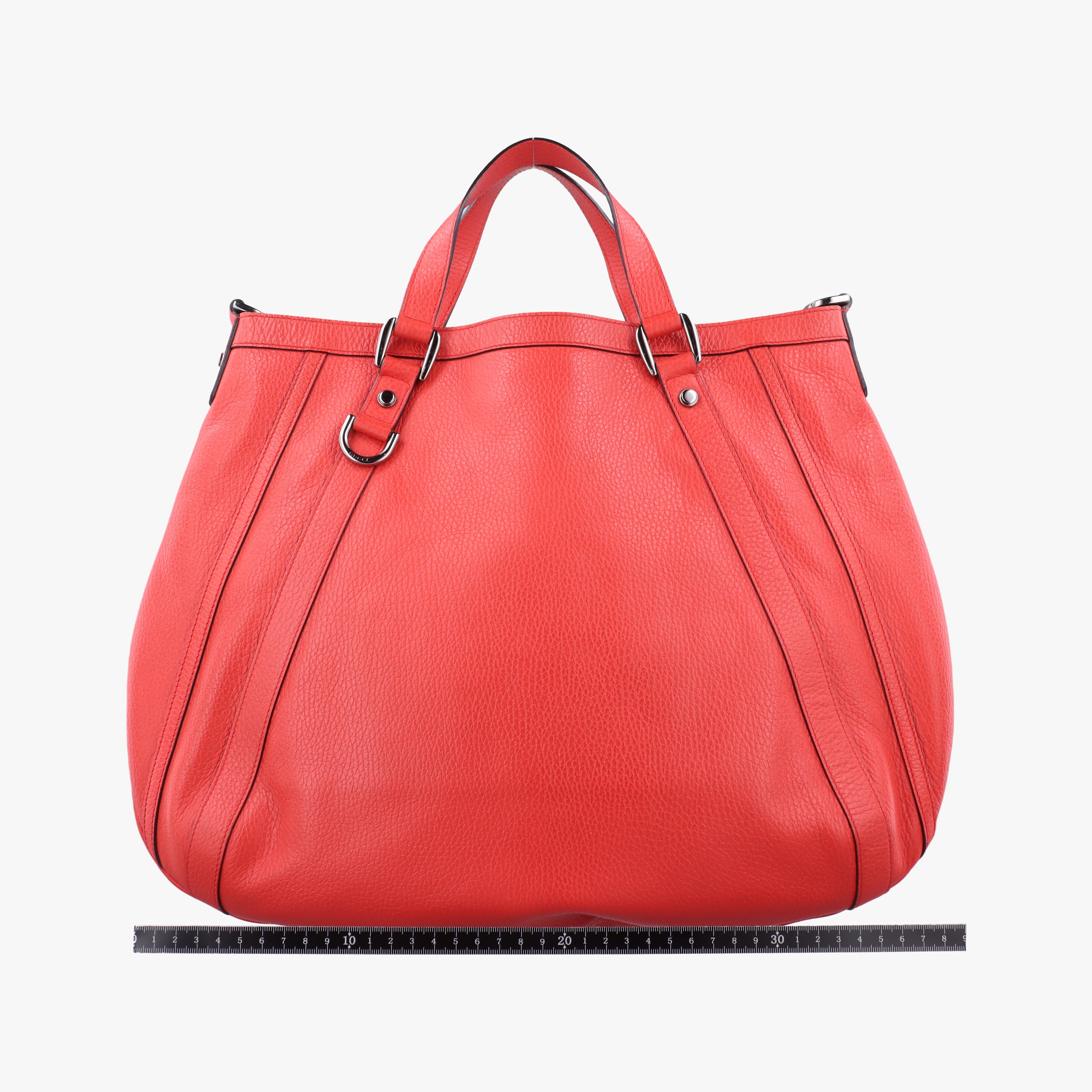 Pre-owned Gucci Abbey Red Leather 268641 shoulderbag | stylenewstar