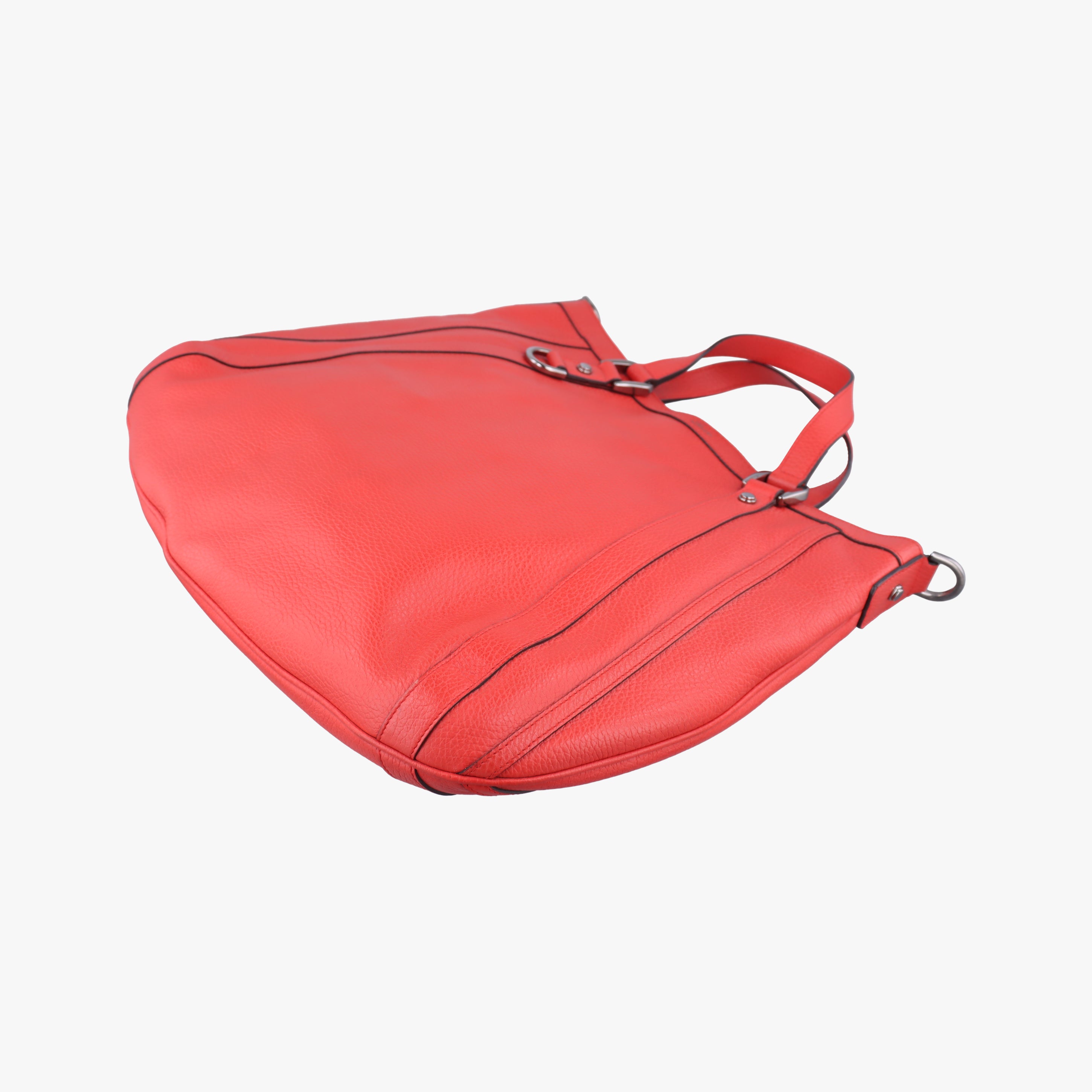 Pre-owned Gucci Abbey Red Leather 268641 shoulderbag | stylenewstar