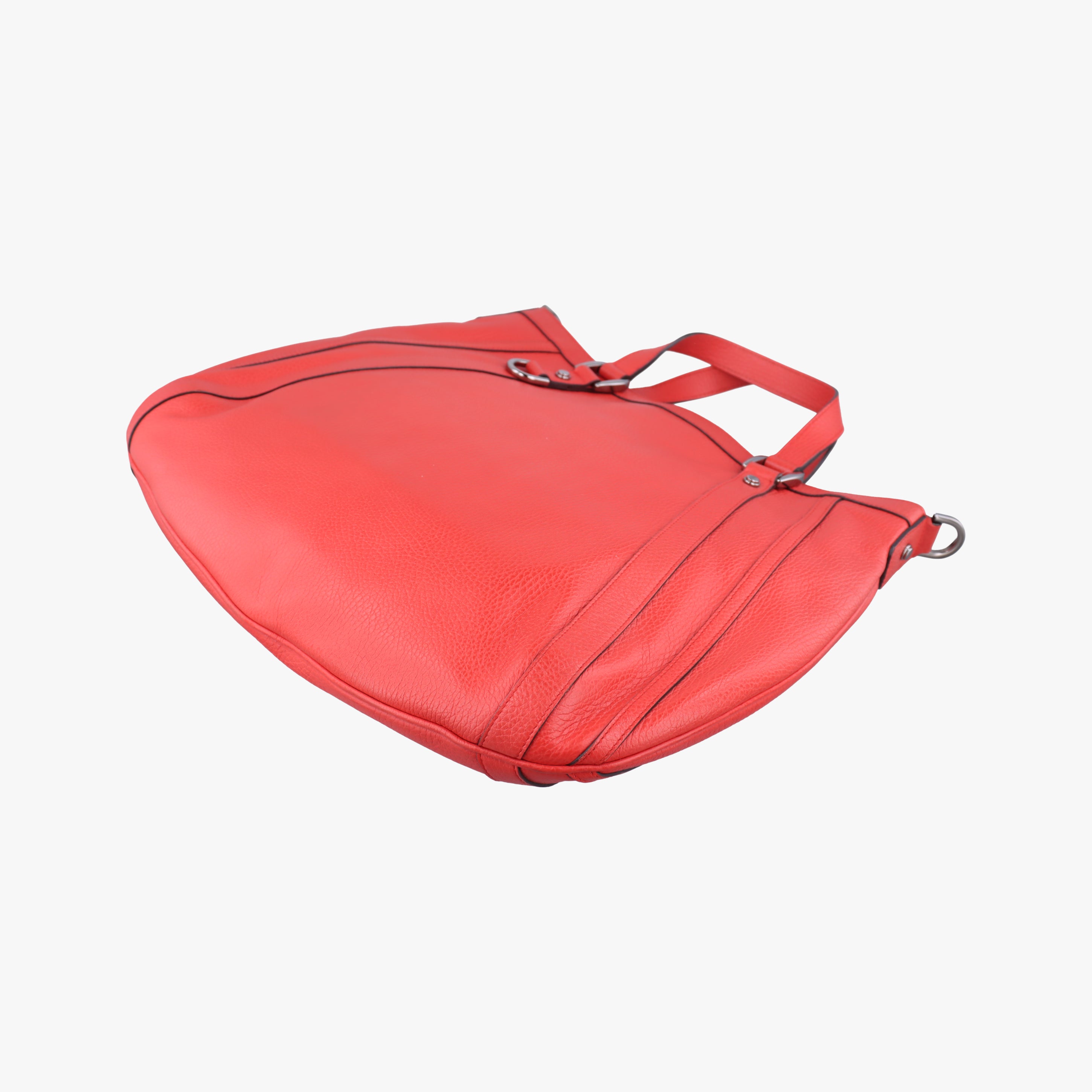 Pre-owned Gucci Abbey Red Leather 268641 shoulderbag | stylenewstar