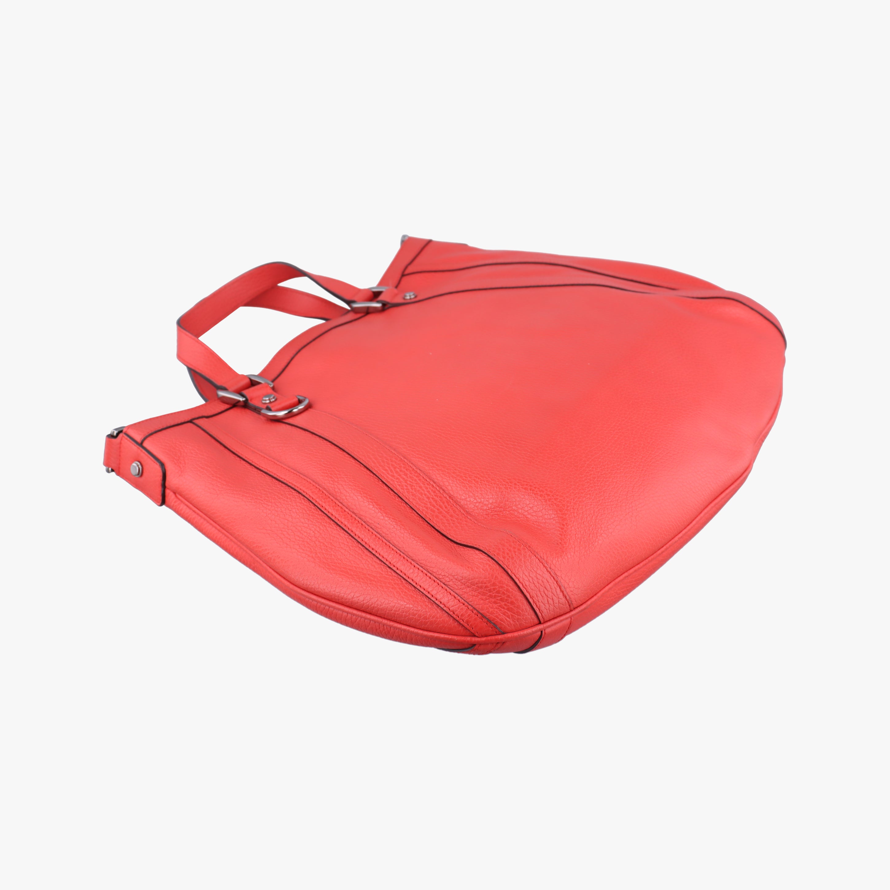 Pre-owned Gucci Abbey Red Leather 268641 shoulderbag | stylenewstar