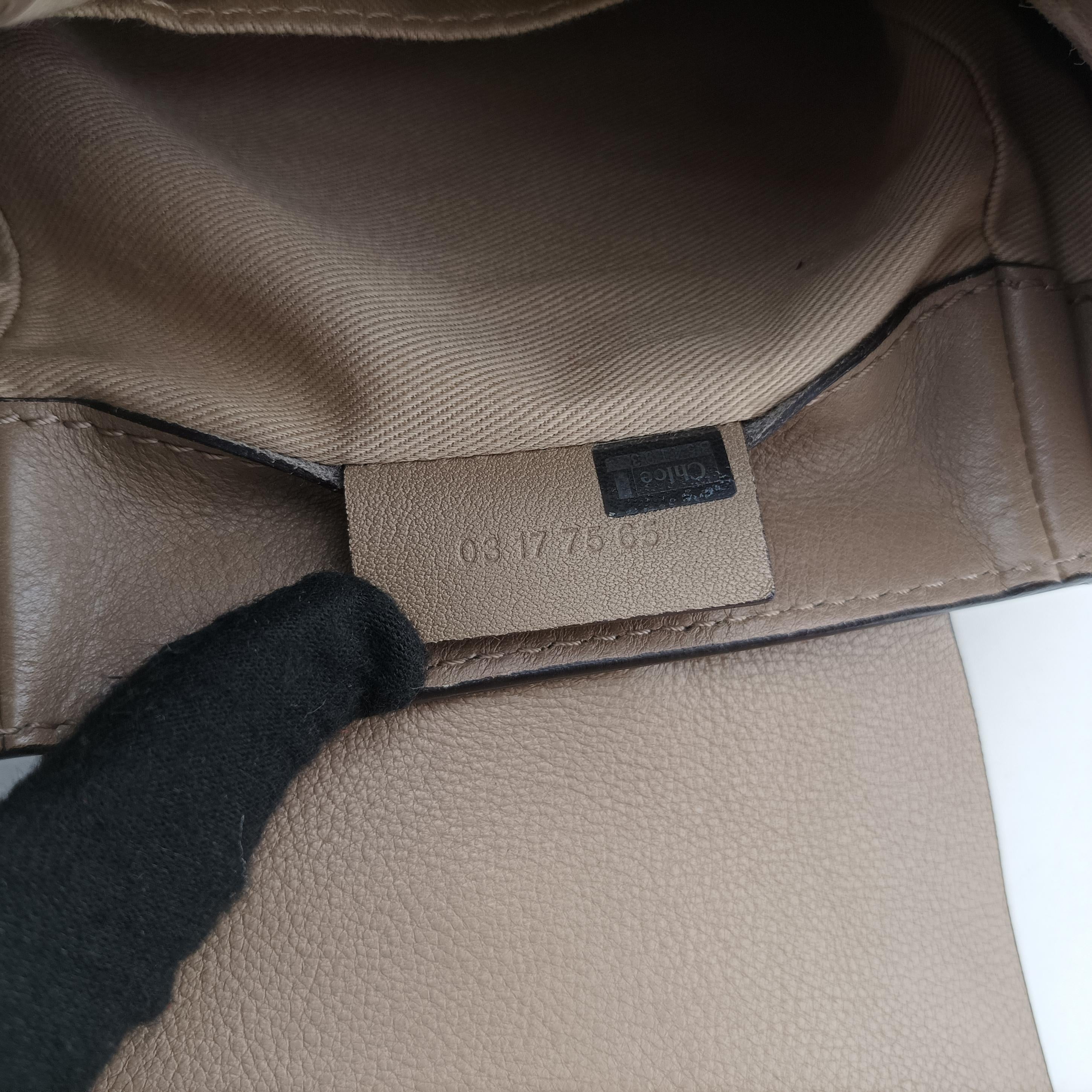 Vintage Chloe FAYE mini Grey Leather × Suede  backpack/rucksack | stylenewstar