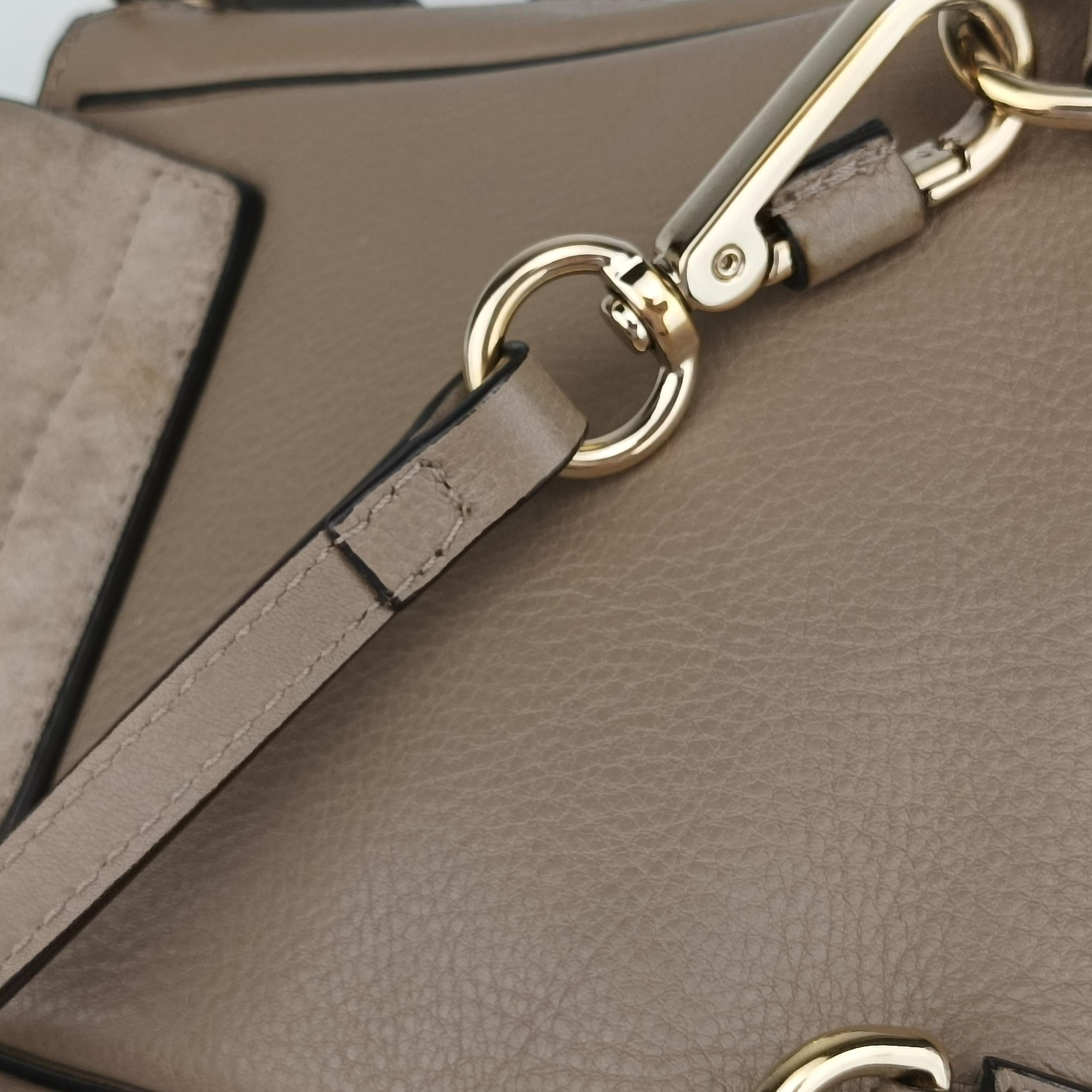 Vintage Chloe FAYE mini Grey Leather × Suede  backpack/rucksack | stylenewstar