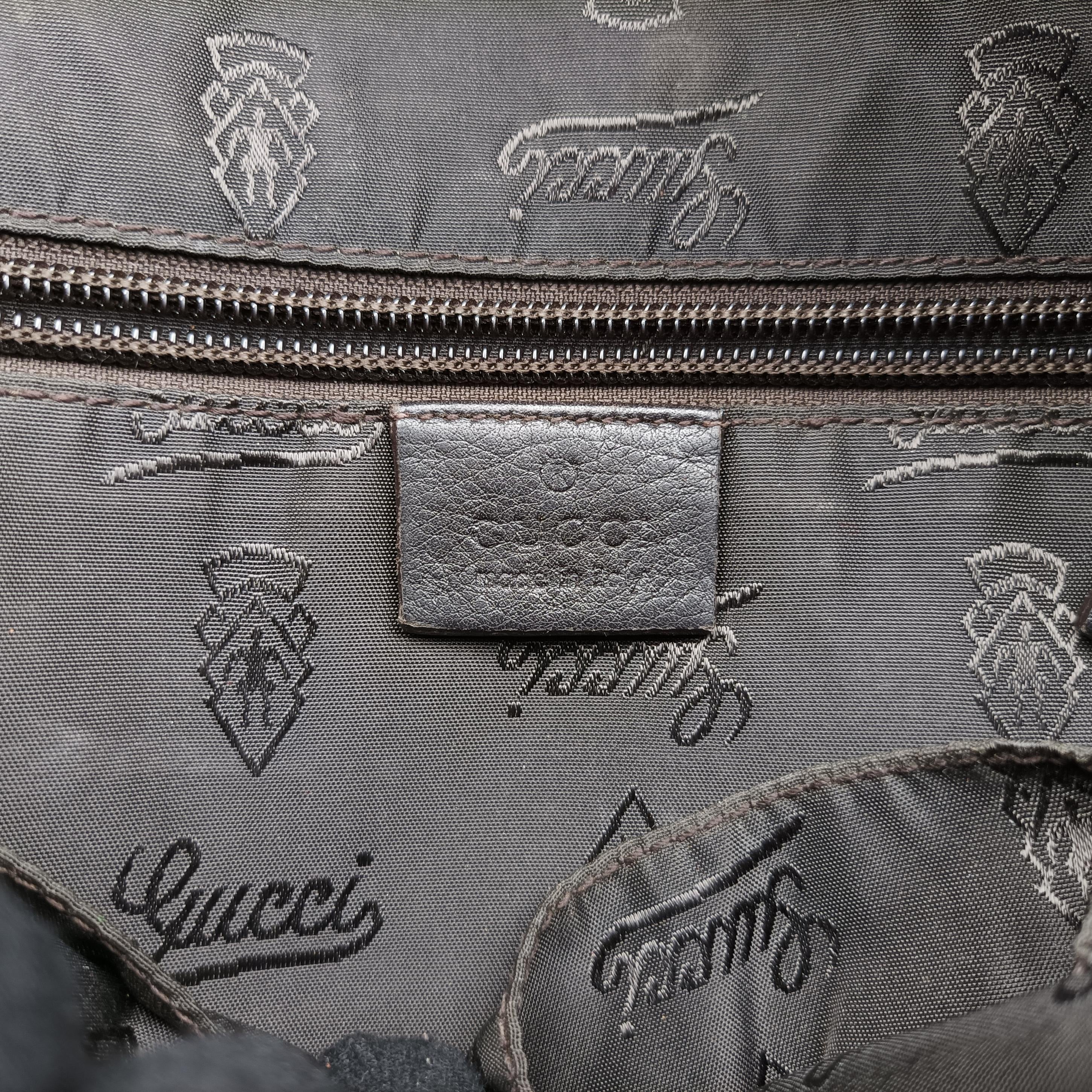 Secondhand Gucci GG Imprime Messenger Brown Leather 201448 506631 shoulderbag | stylenewstar