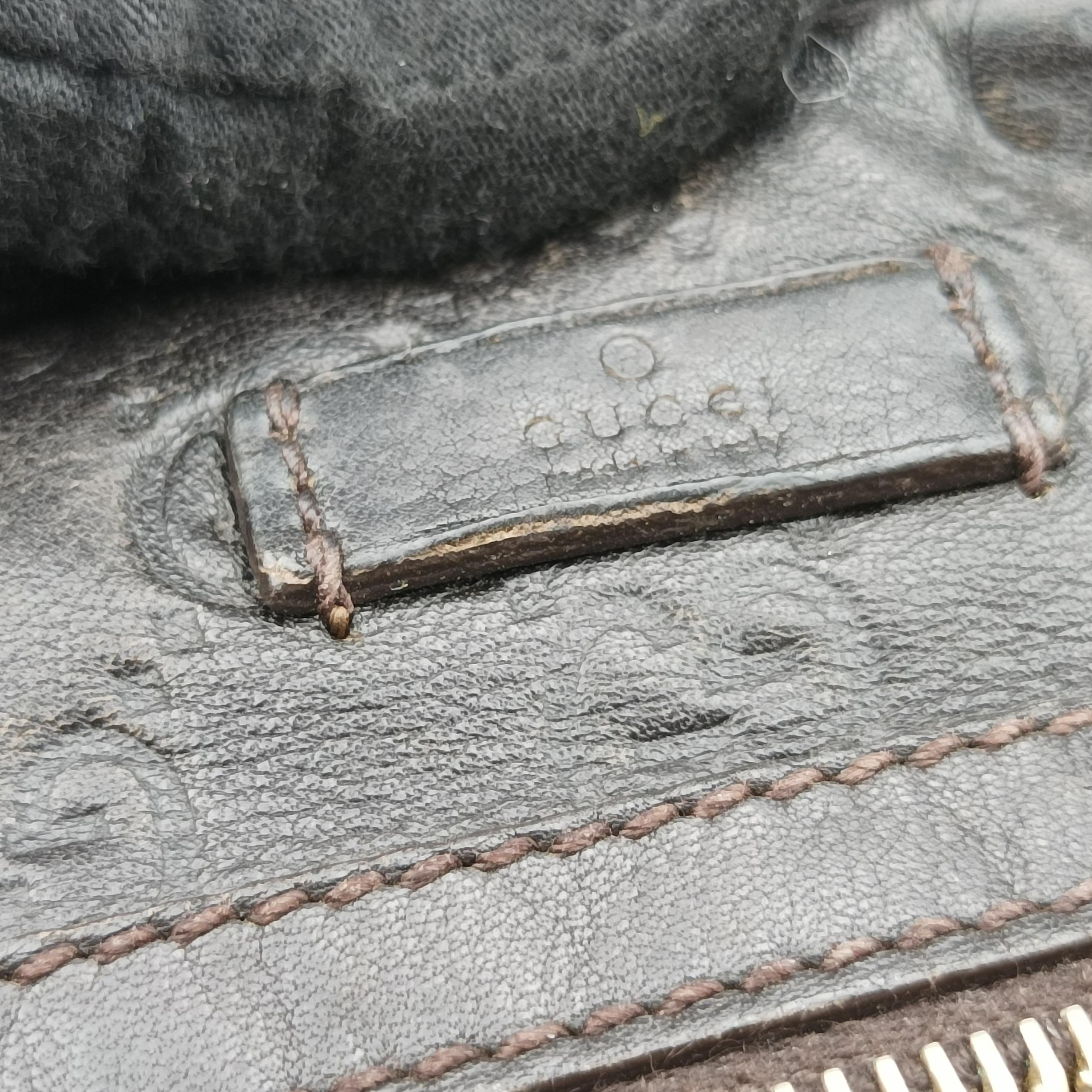 Secondhand Gucci GG Imprime Messenger Brown Leather 201448 506631 shoulderbag | stylenewstar