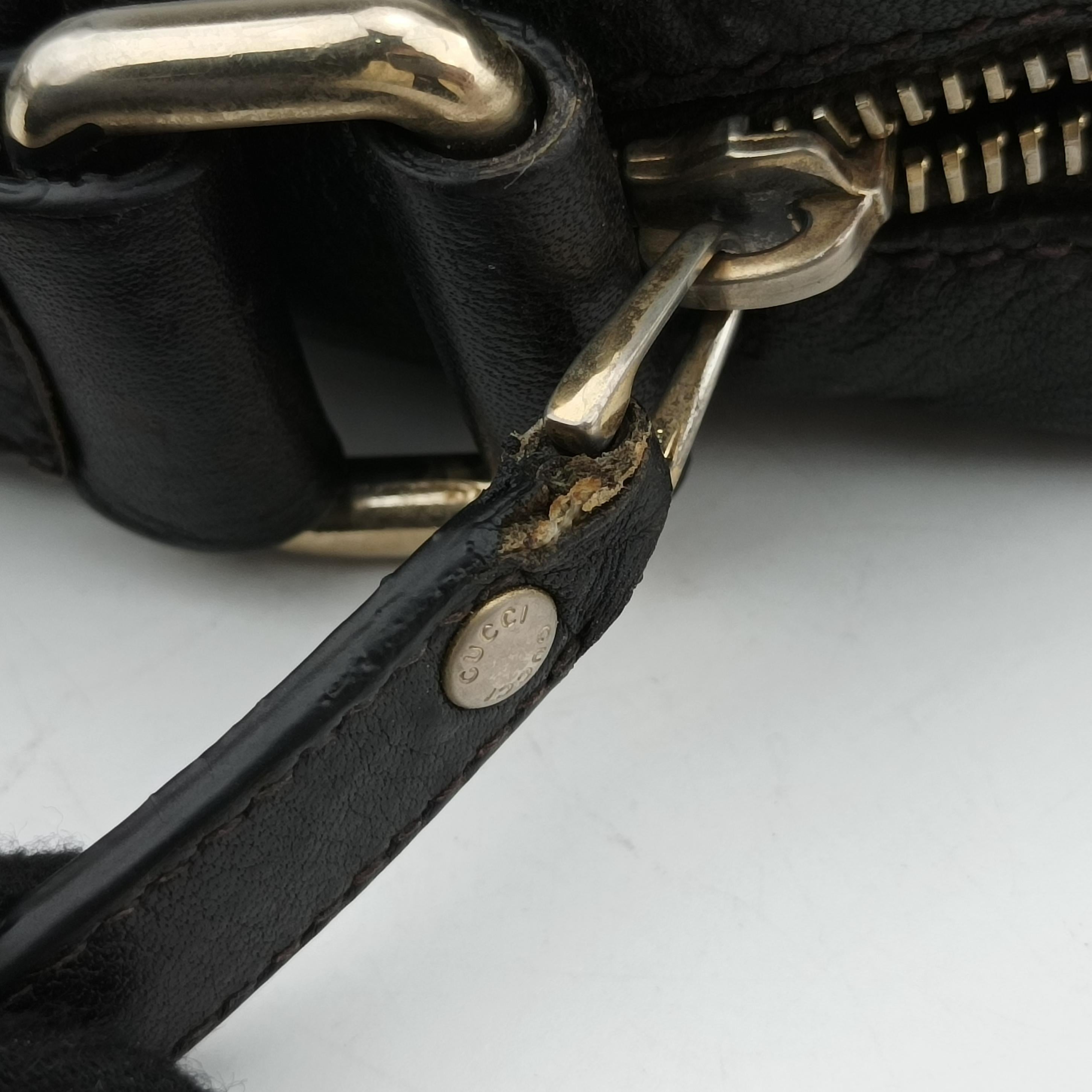 Secondhand Gucci GG Imprime Messenger Brown Leather 201448 506631 shoulderbag | stylenewstar