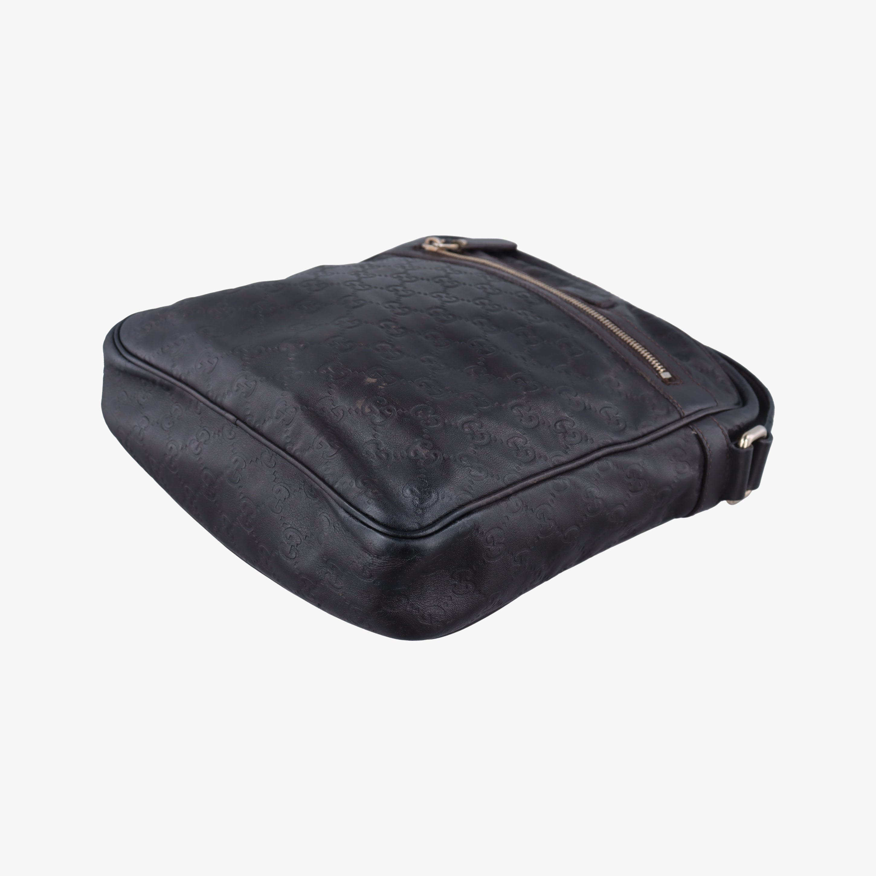 Secondhand Gucci GG Imprime Messenger Brown Leather 201448 506631 shoulderbag | stylenewstar