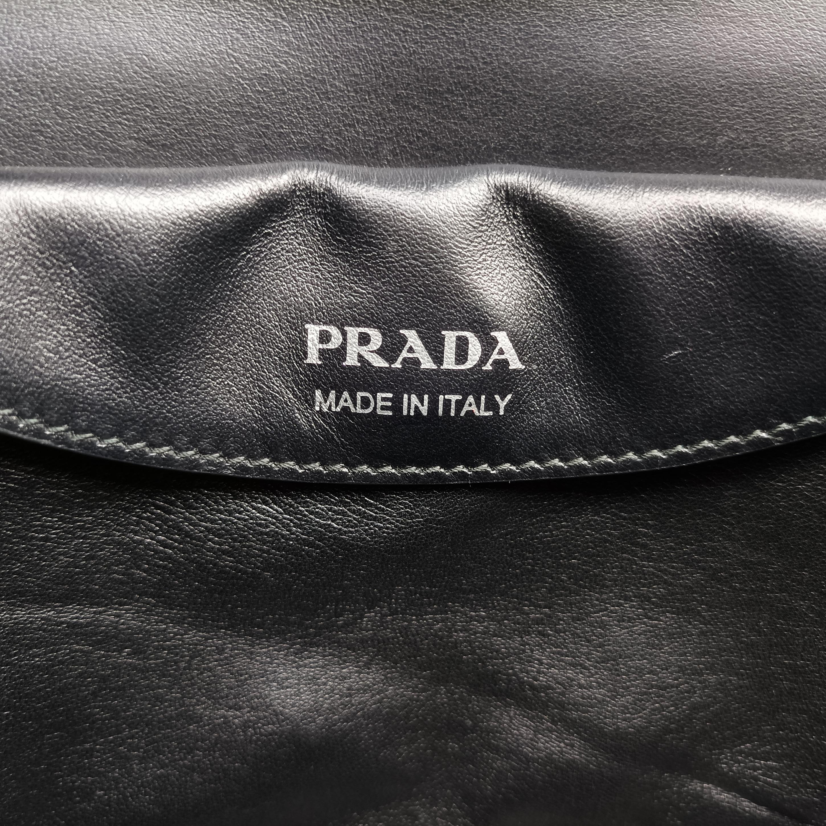 Secondhand Prada Severine Black×Multicolour leather  shoulderbag | stylenewstar