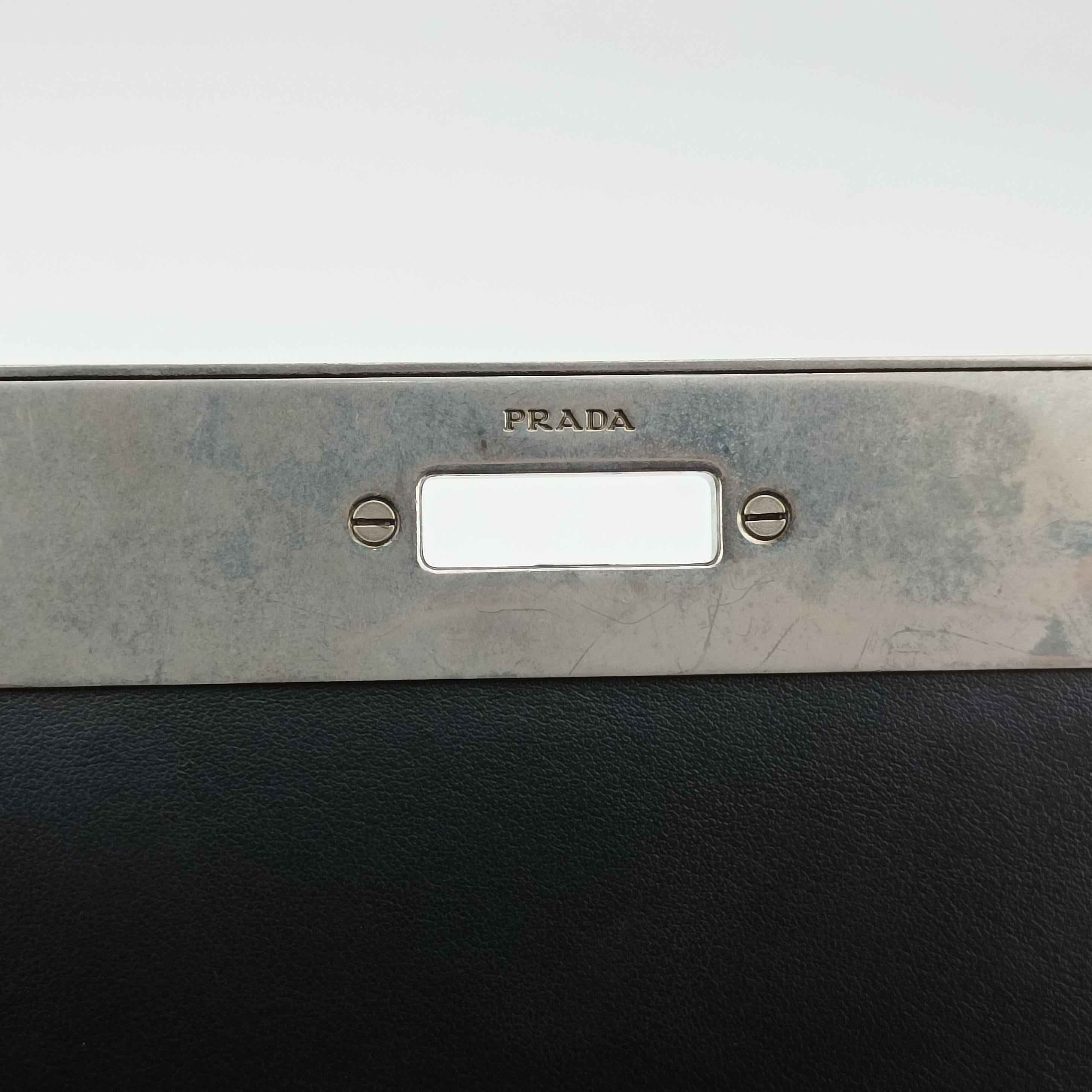 Secondhand Prada Severine Black×Multicolour leather  shoulderbag | stylenewstar
