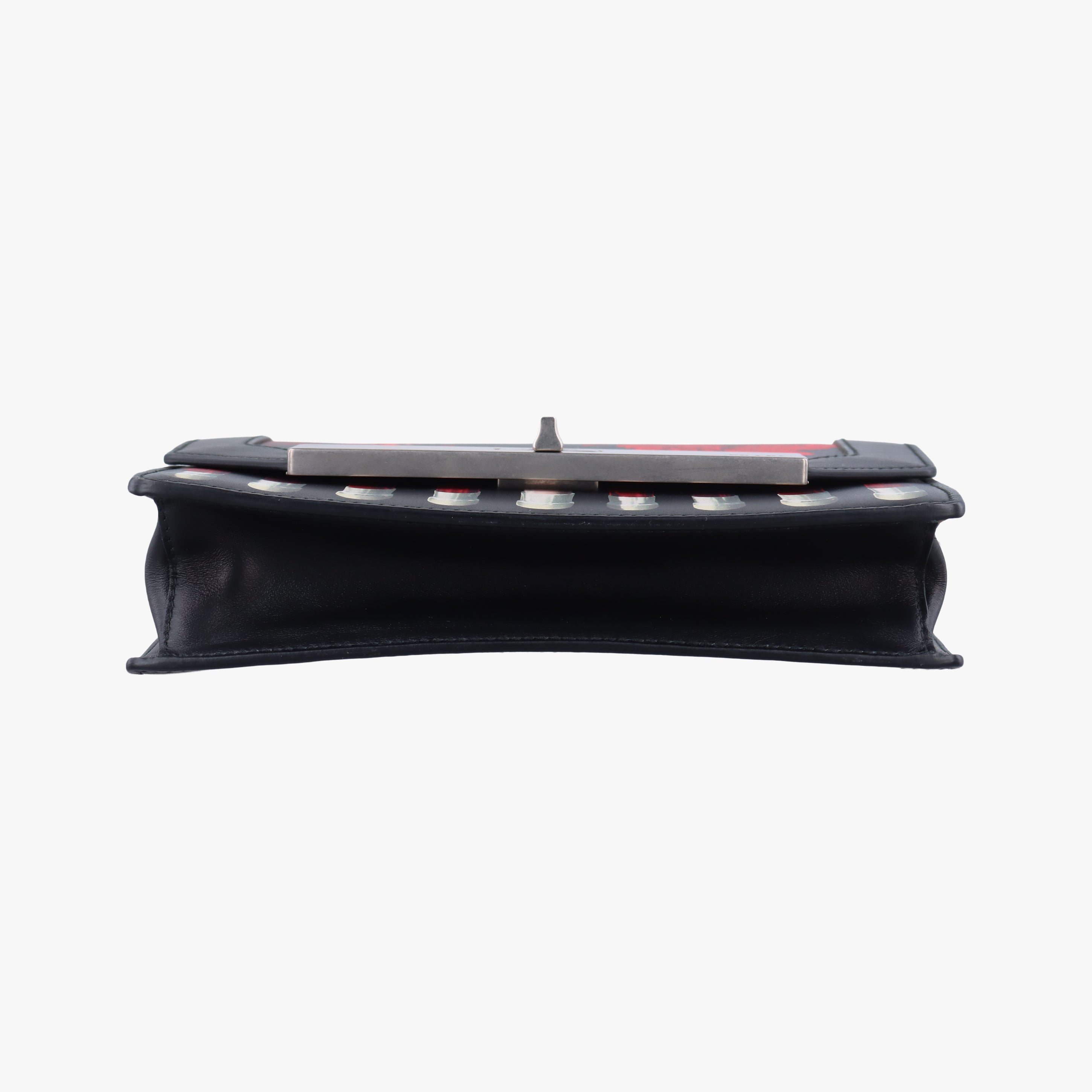 Secondhand Prada Severine Black×Multicolour leather  shoulderbag | stylenewstar
