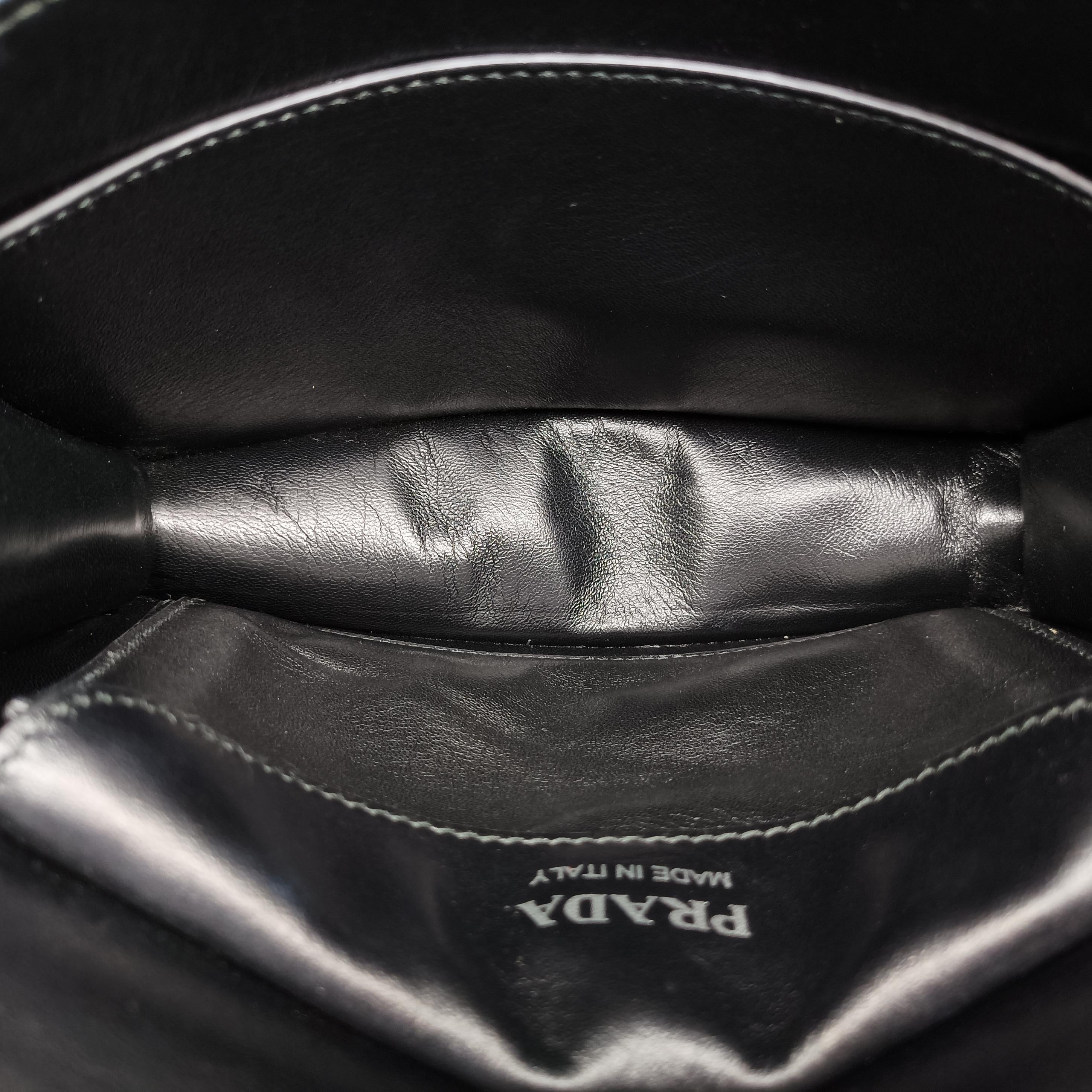 Secondhand Prada Severine Black×Multicolour leather  shoulderbag | stylenewstar