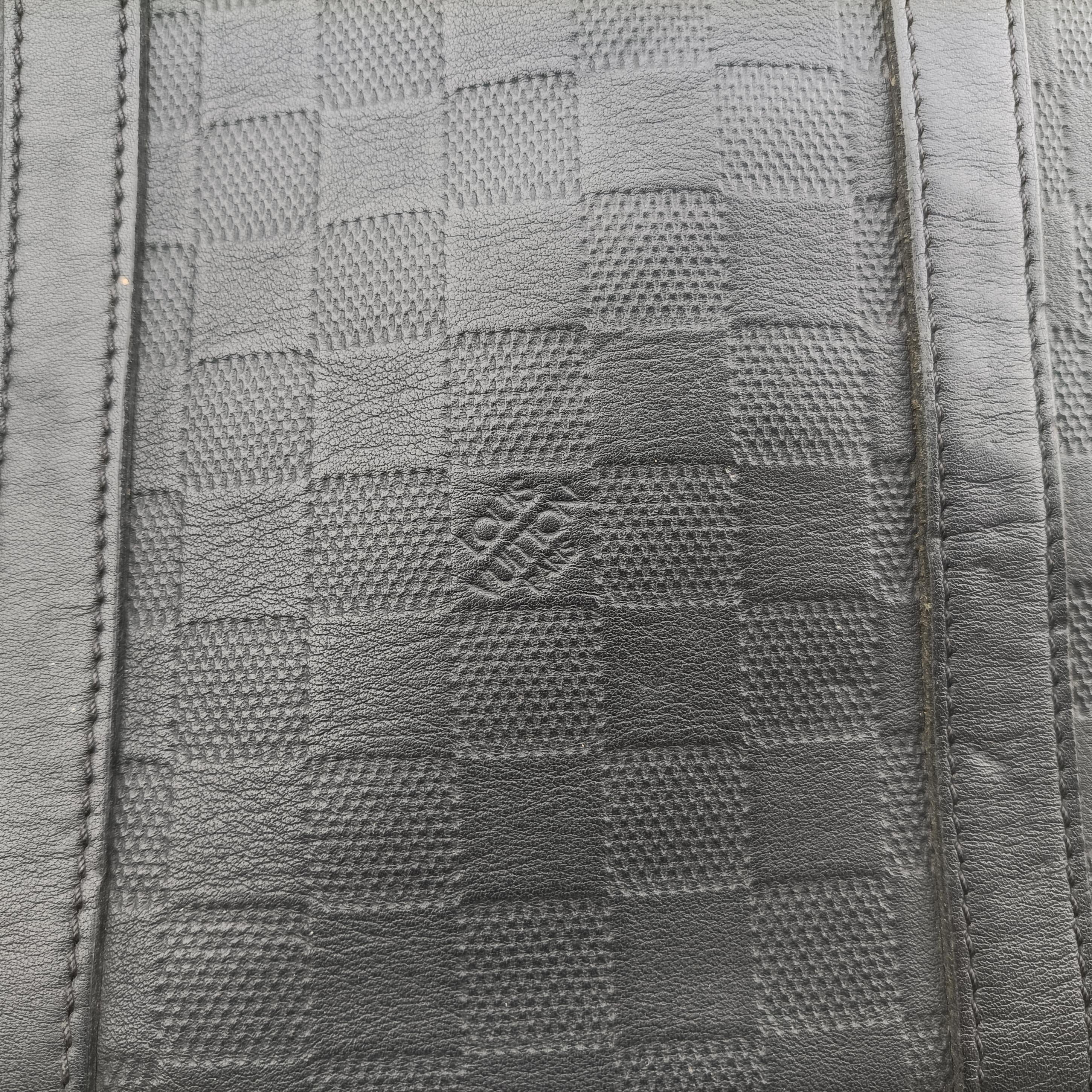 Pre-owned Louis Vuitton Porte-Document Voyage onyx Damier Infini N41146 handbag | stylenewstar