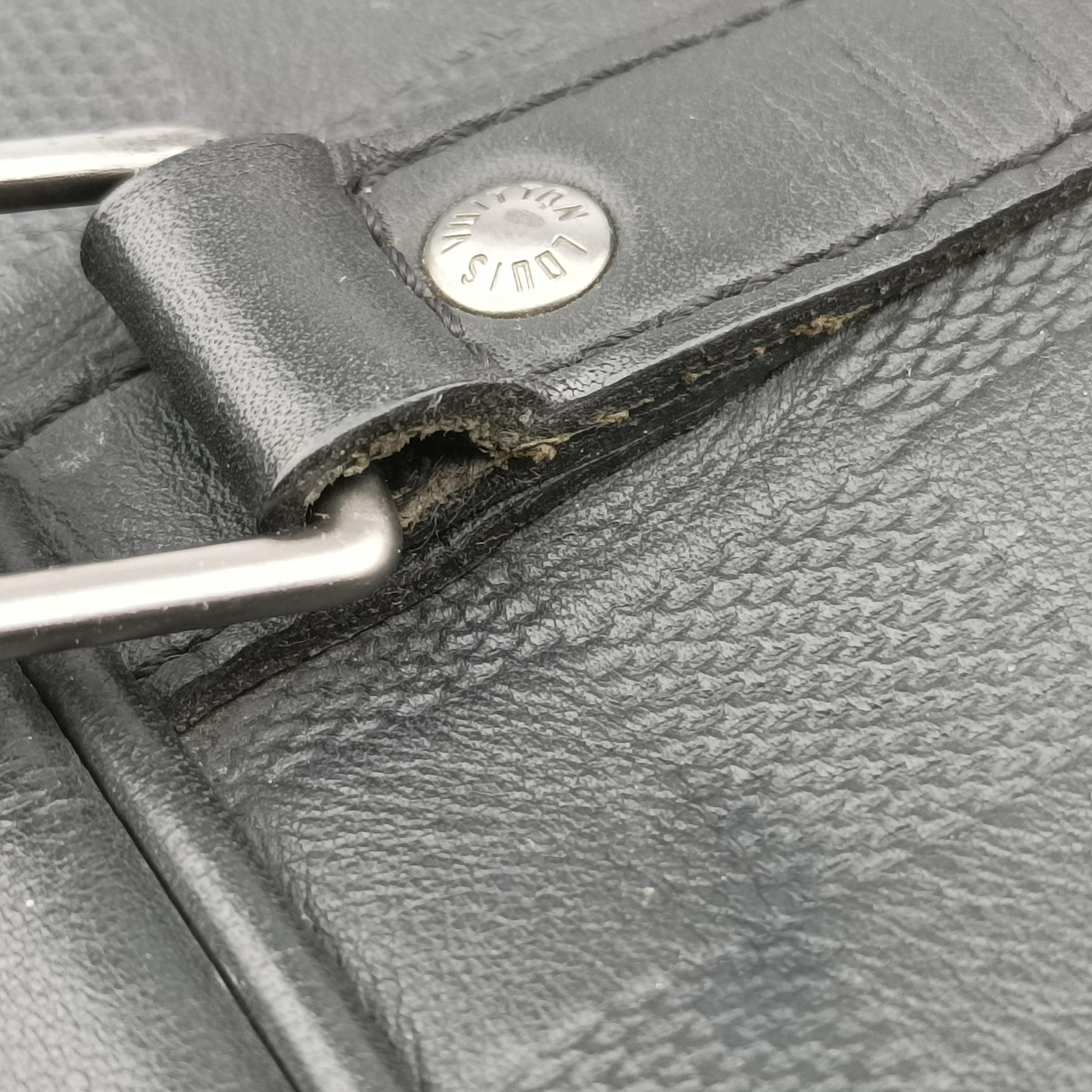 Pre-owned Louis Vuitton Porte-Document Voyage onyx Damier Infini N41146 handbag | stylenewstar