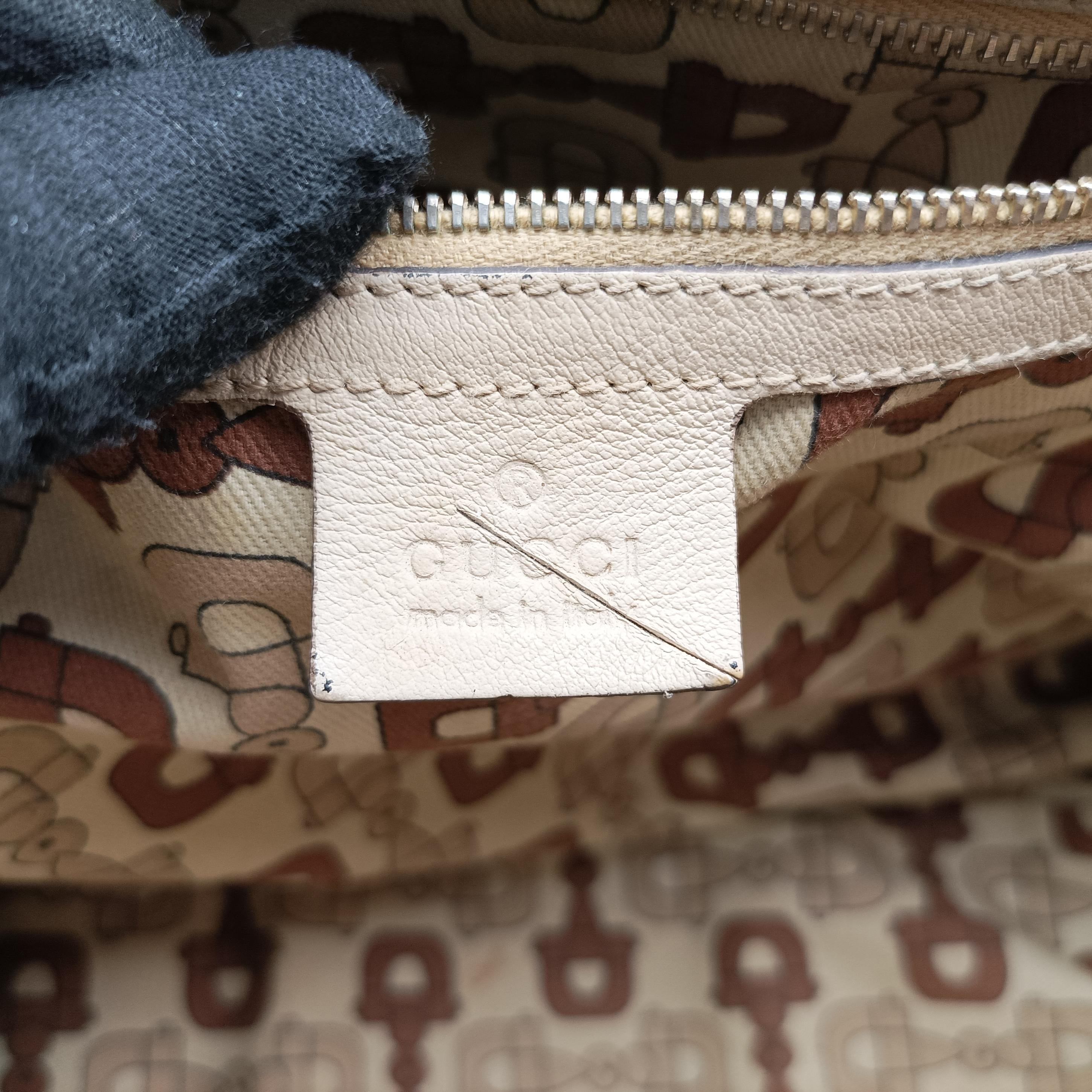 Secondhand Gucci Pelham Hobo Beige leather 137621 handbag | stylenewstar