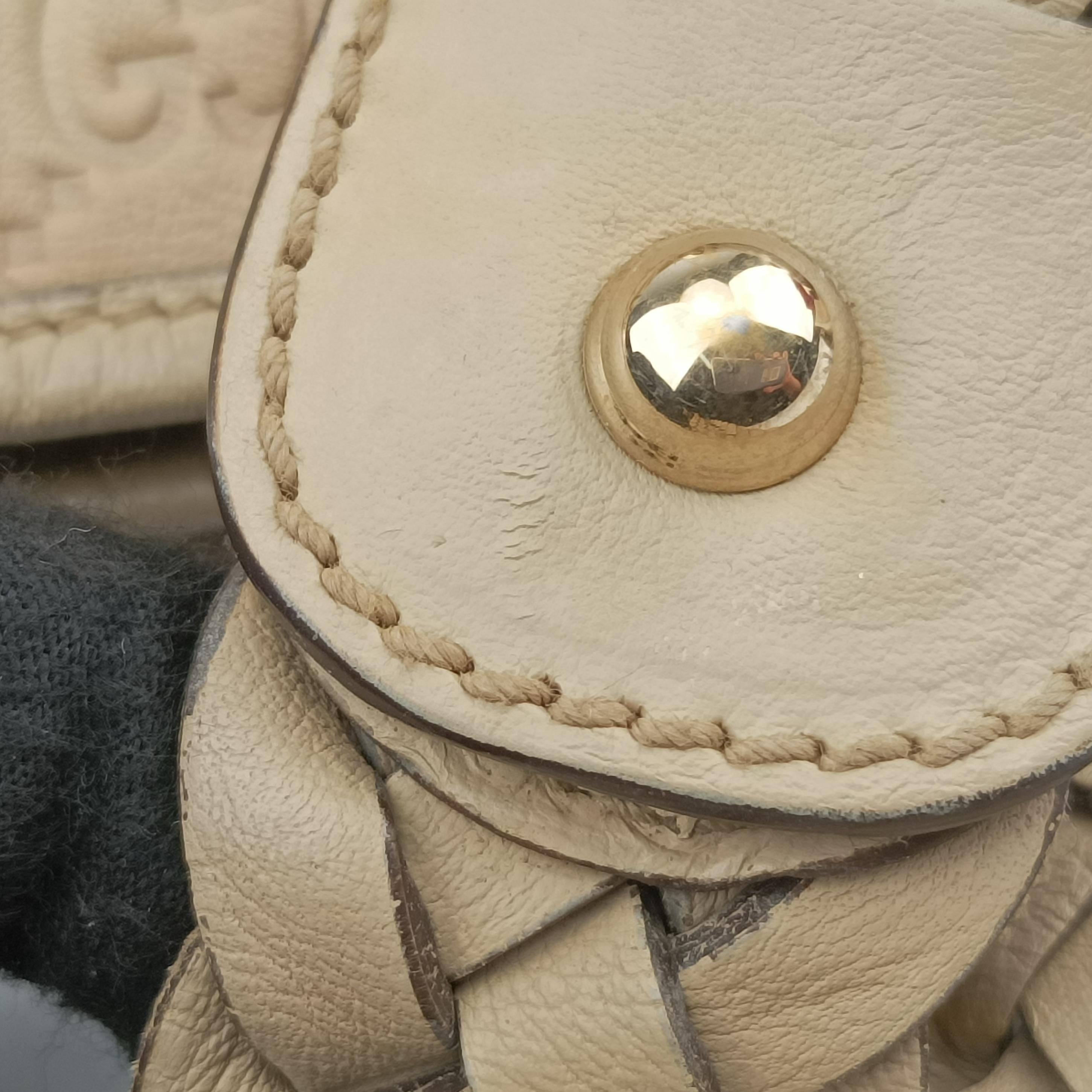 Secondhand Gucci Pelham Hobo Beige leather 137621 handbag | stylenewstar