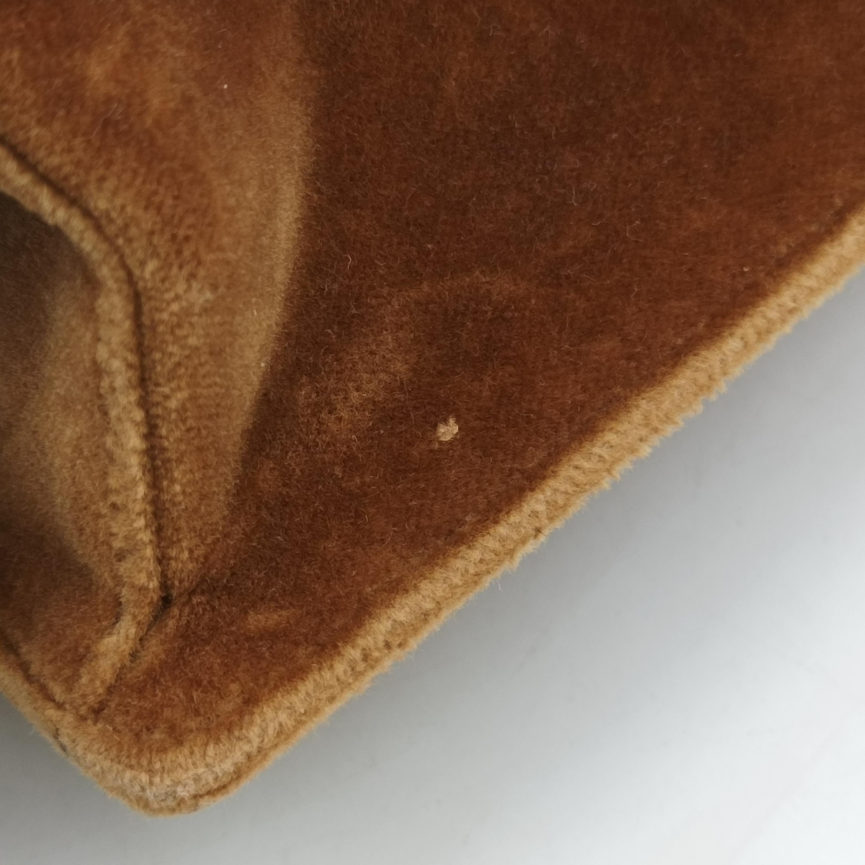 Secondhand Prada Cahier Brown×Multicolour velour 1BD075 shoulderbag | stylenewstar