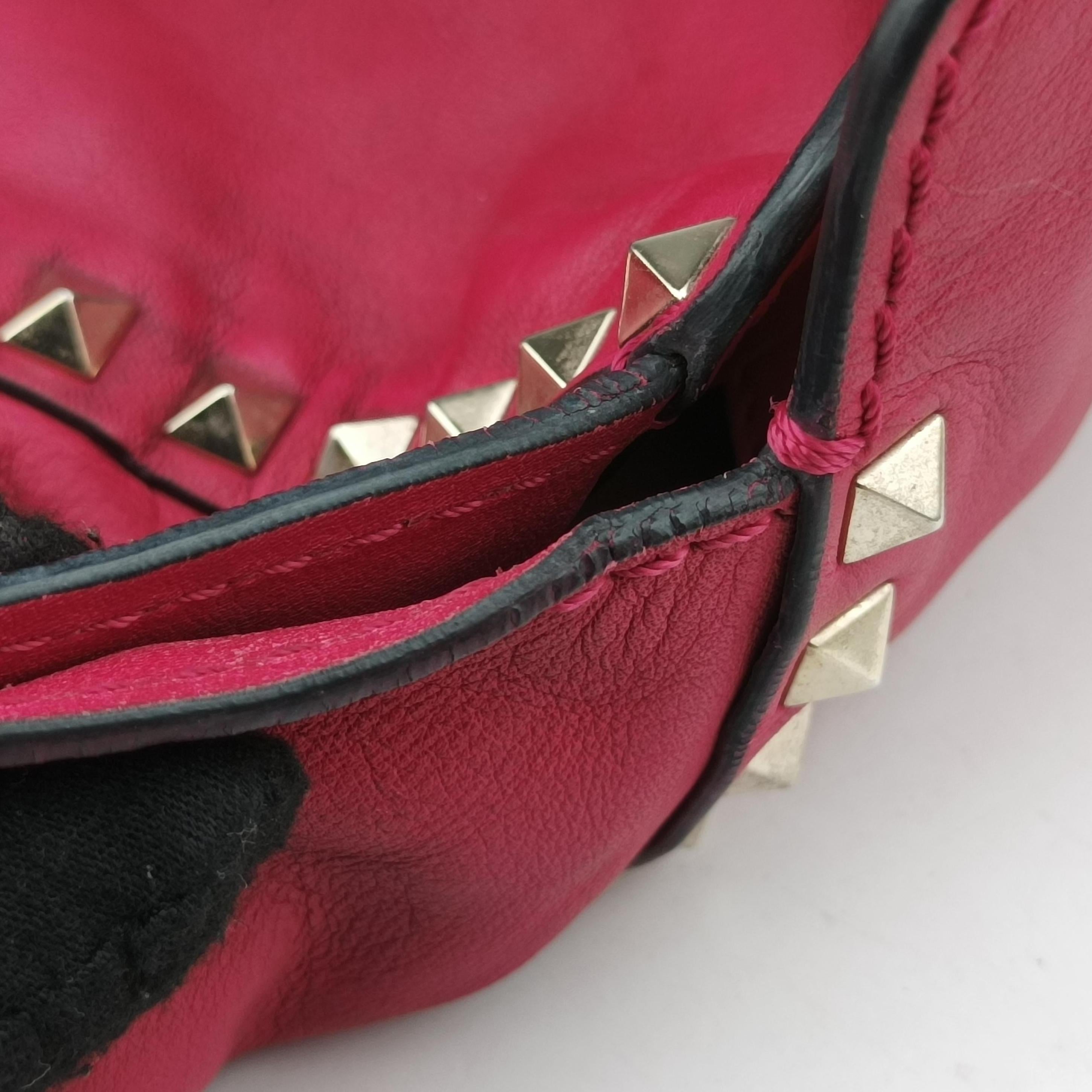 Vintage Valentino Rockstud Rose Leather  shoulderbag | stylenewstar
