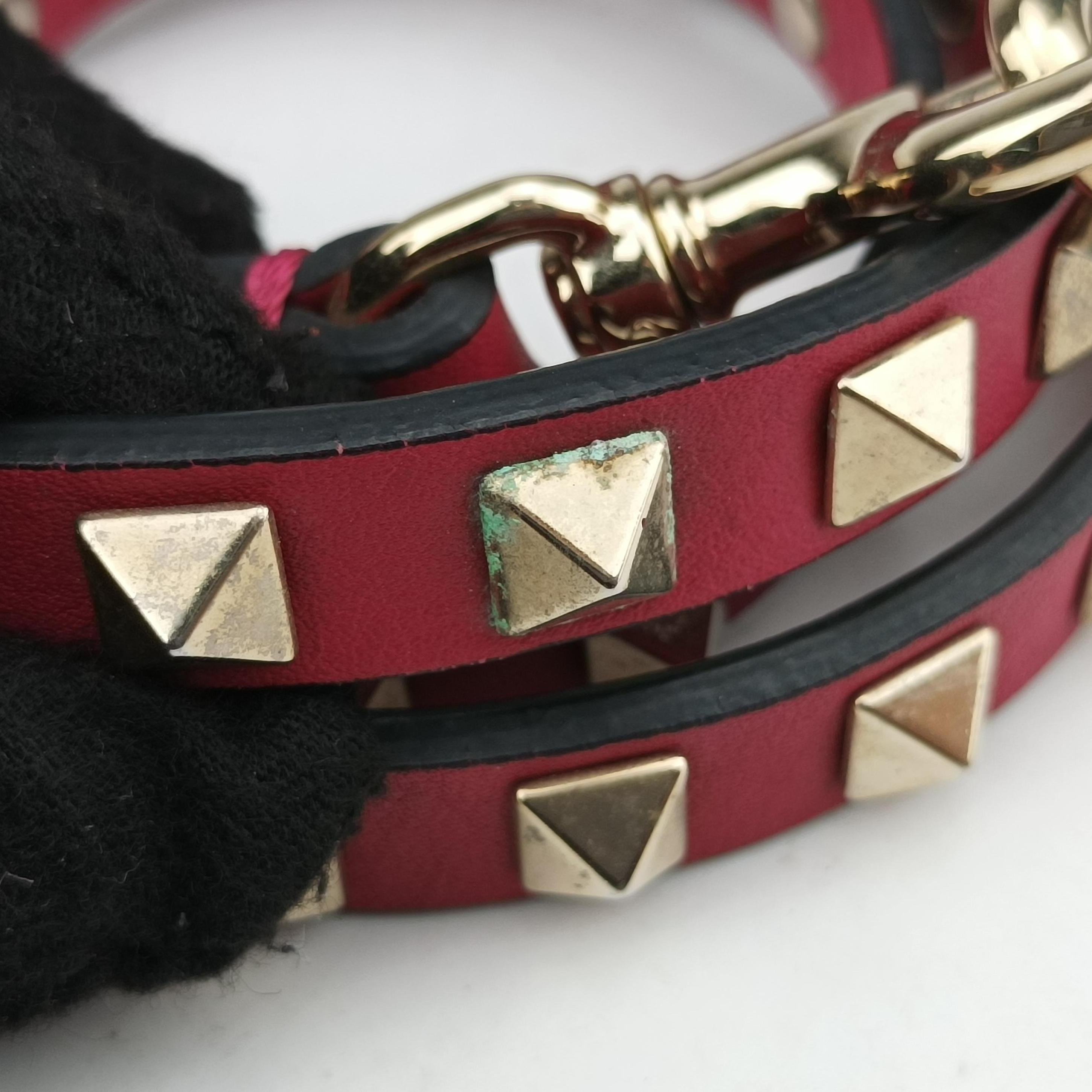 Vintage Valentino Rockstud Rose Leather  shoulderbag | stylenewstar