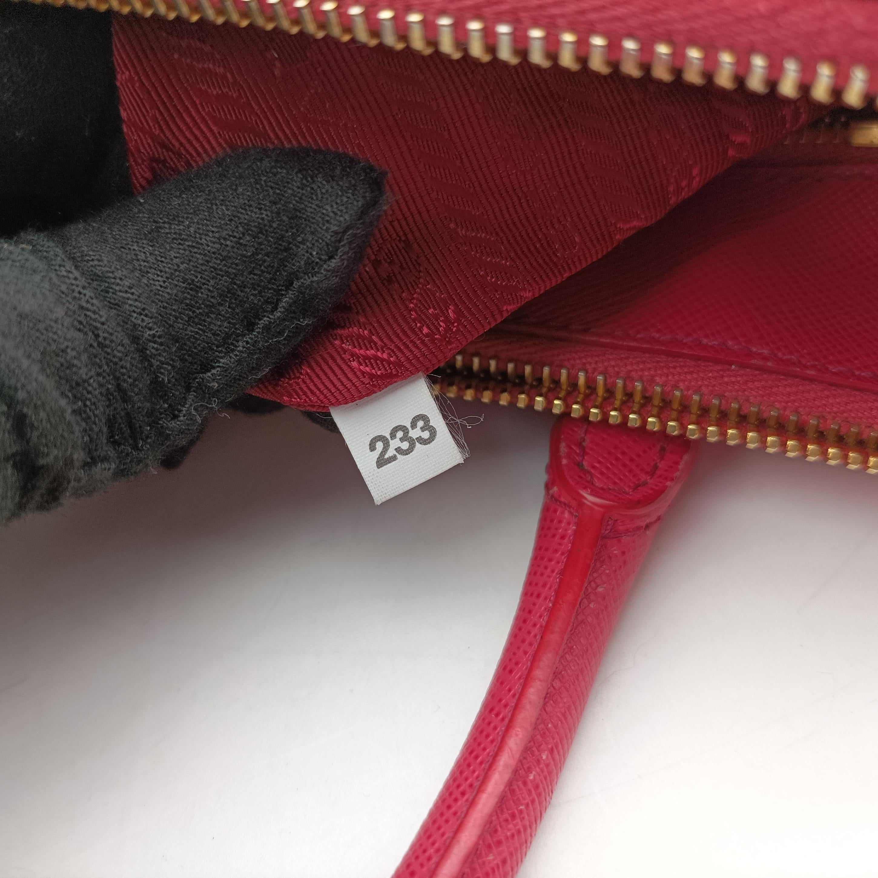 Pre-owned Prada Galleria Pink SAFFIANO Leather BN1874 shoulderbag | stylenewstar