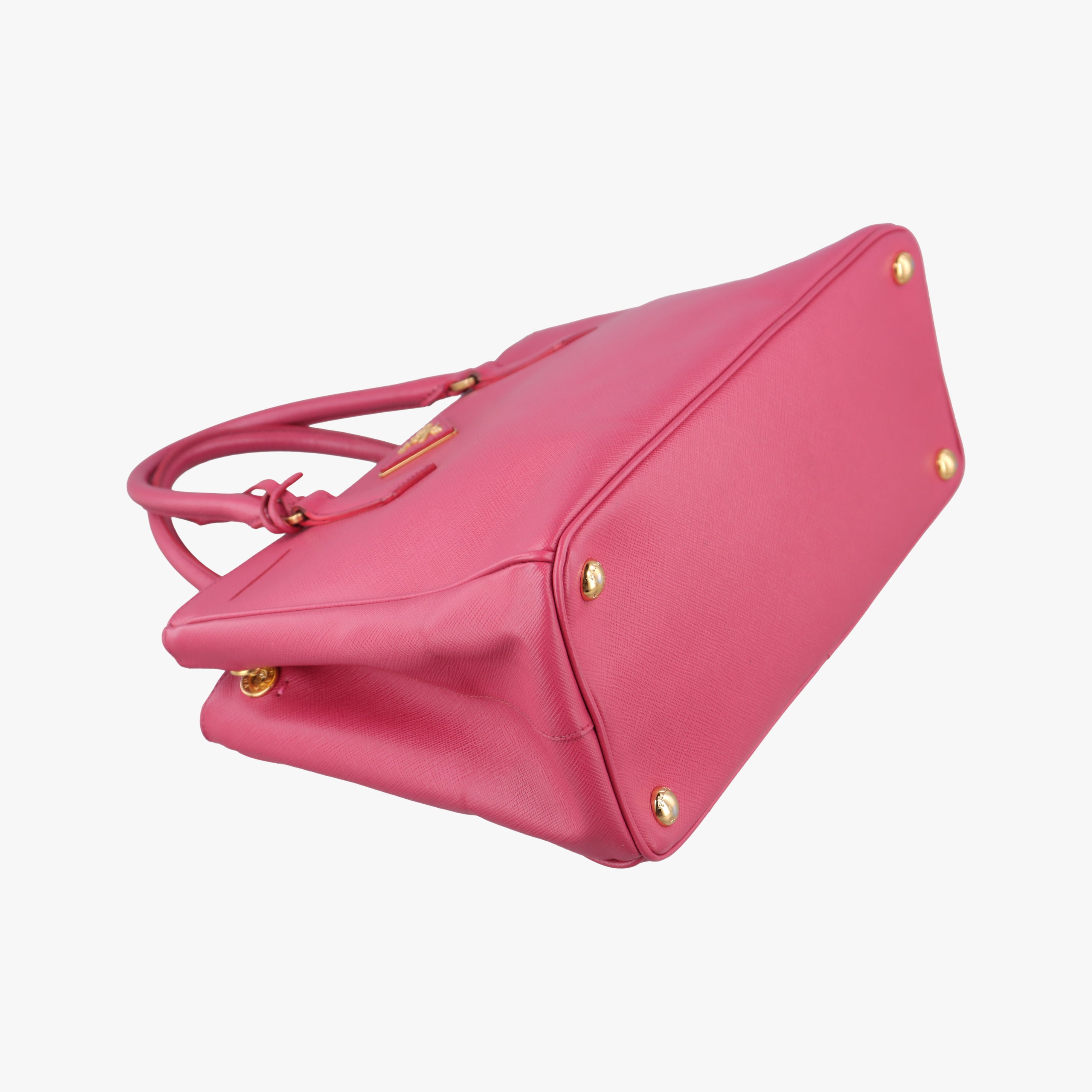 Pre-owned Prada Galleria Pink SAFFIANO Leather BN1874 shoulderbag | stylenewstar