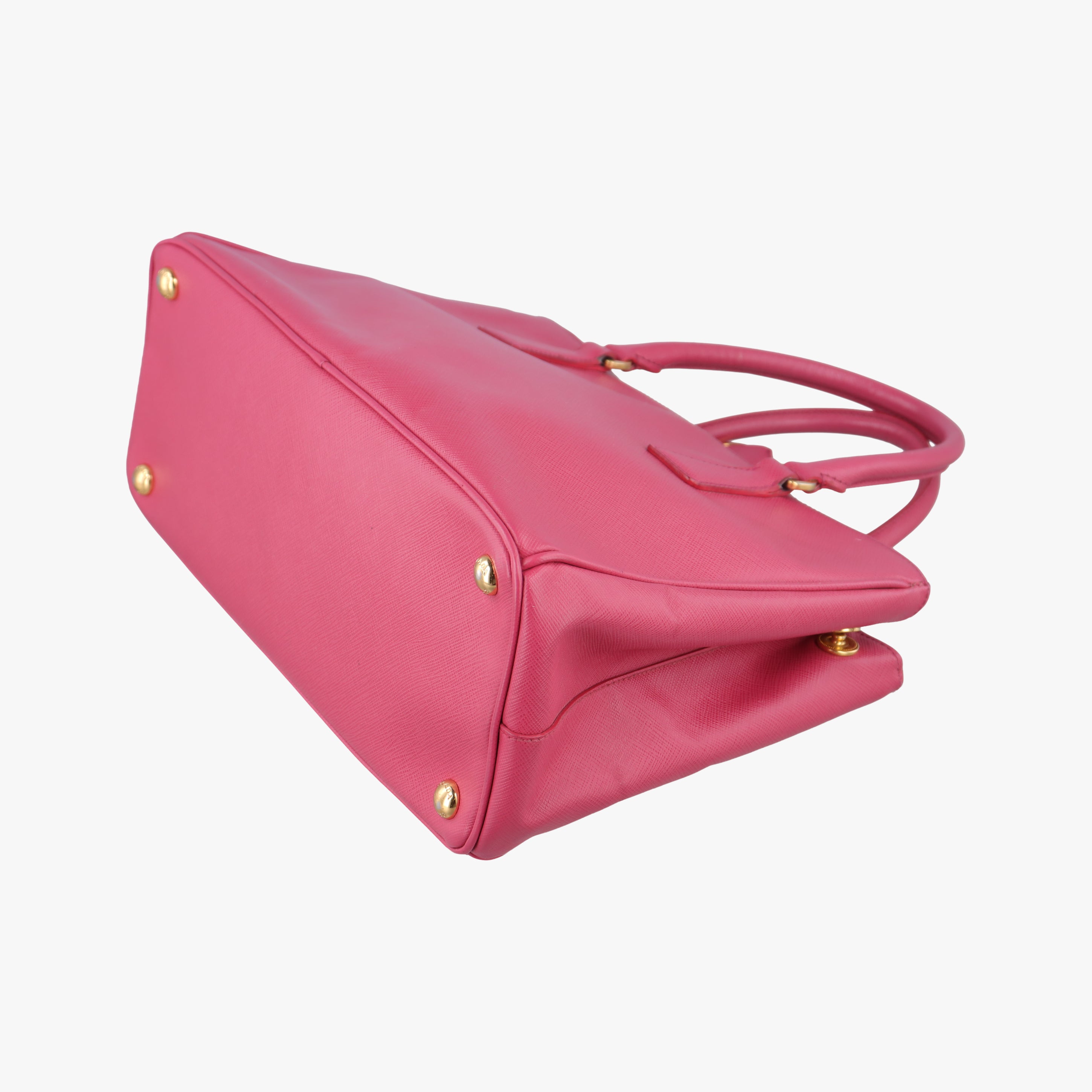 Pre-owned Prada Galleria Pink SAFFIANO Leather BN1874 shoulderbag | stylenewstar
