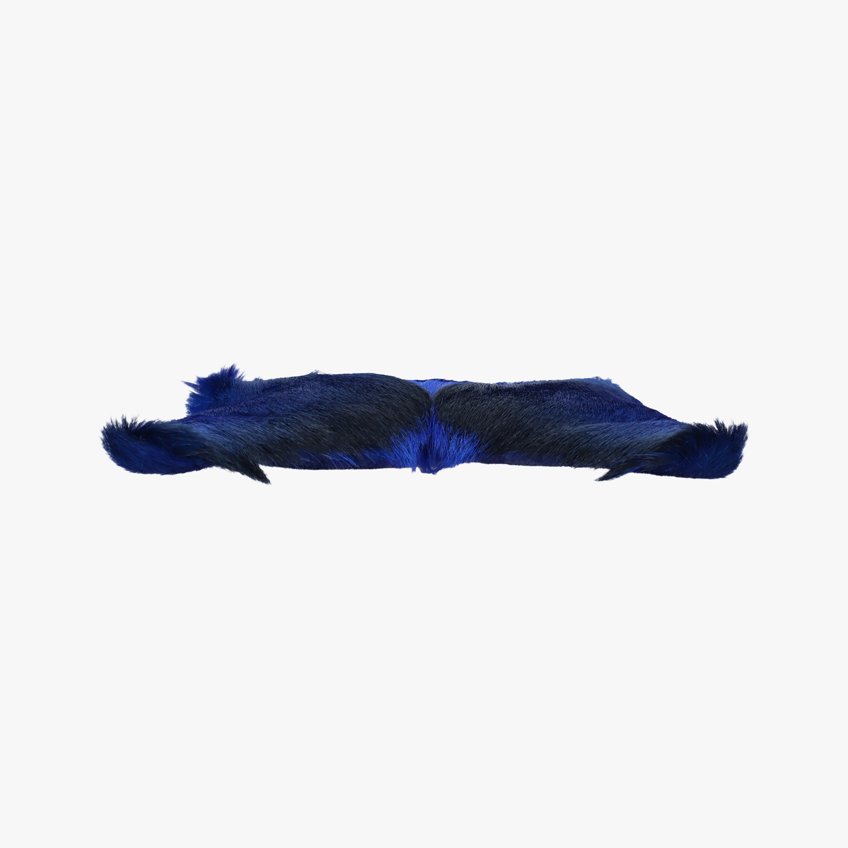 Pre-owned Fendi Springbok Bag Cape Town Blue ponyhair 8BR408 shoulderbag | stylenewstar