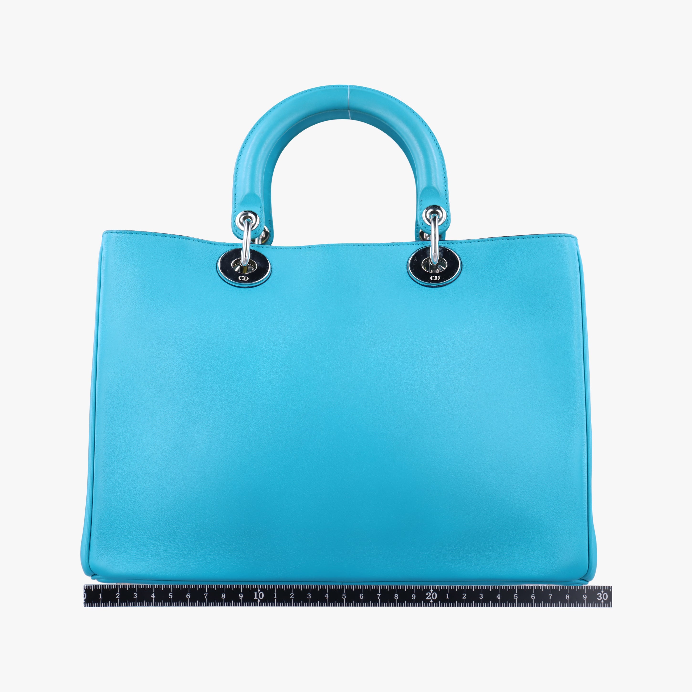 Vintage Christian Dior Diorissimo Blue Leather  shoulderbag | stylenewstar