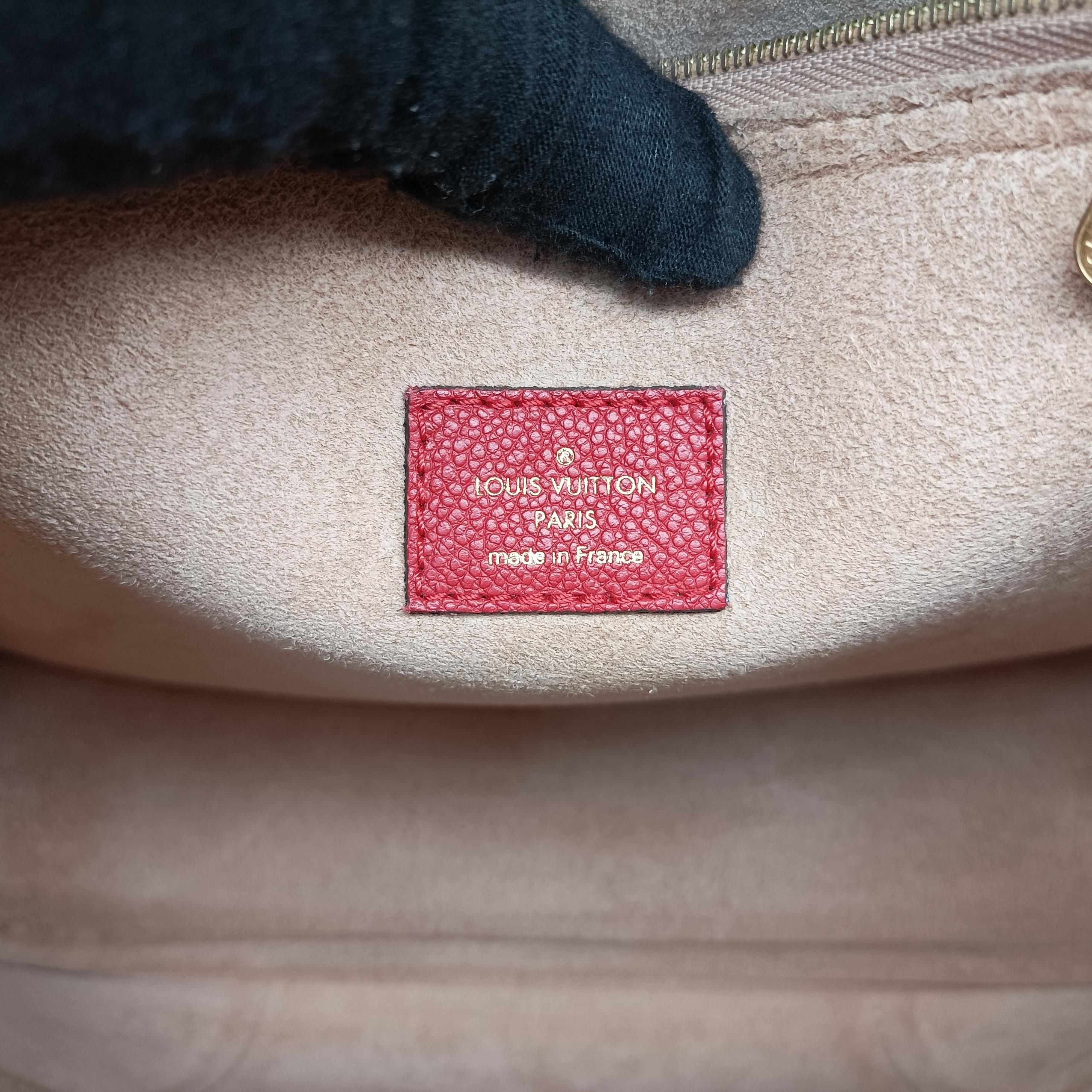 Pre-owned Louis Vuitton FLANDRIN Brown×CERISE Monogram Canvas×calf leather M41596 handbag | stylenewstar