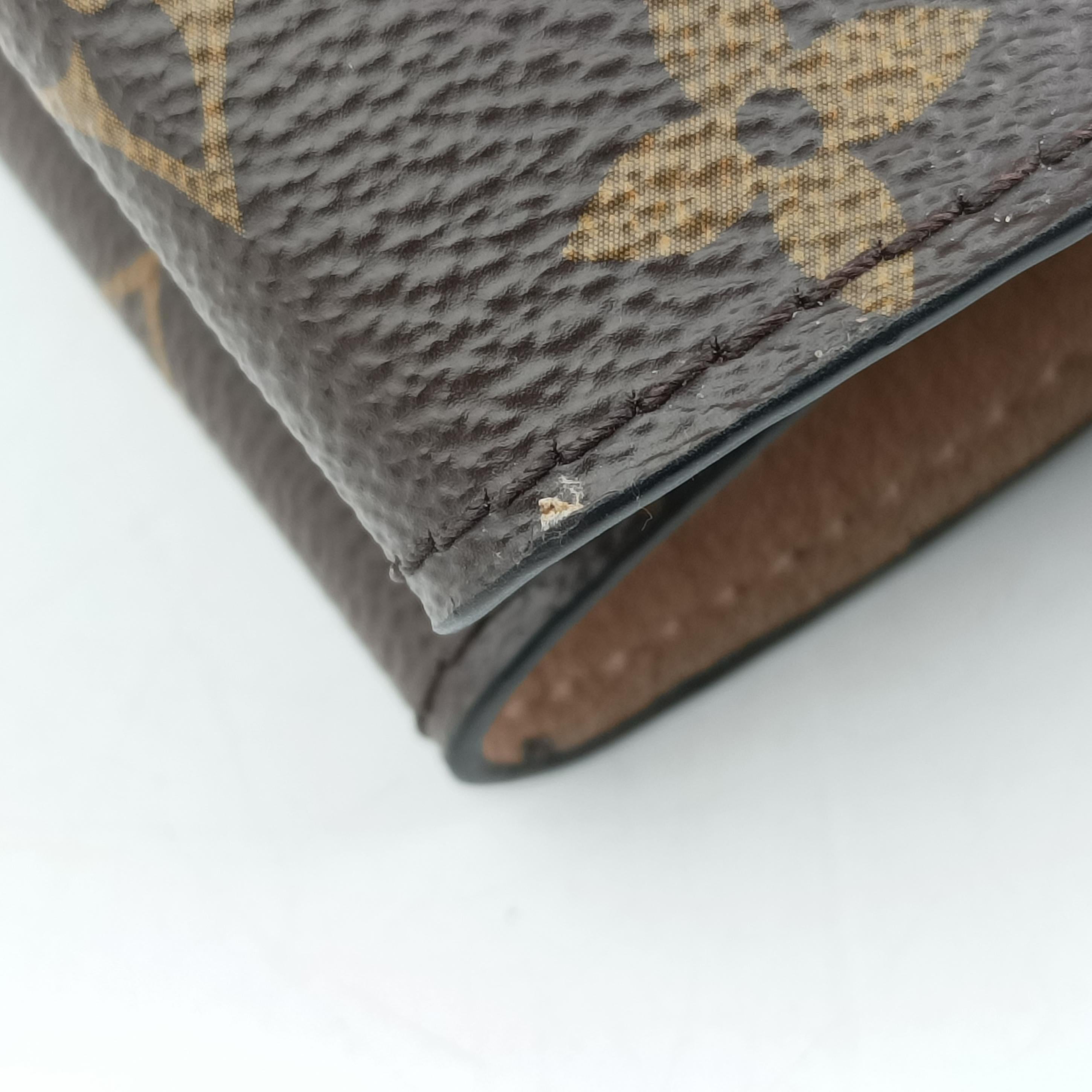 Pre-owned Louis Vuitton FLANDRIN Brown×CERISE Monogram Canvas×calf leather M41596 handbag | stylenewstar