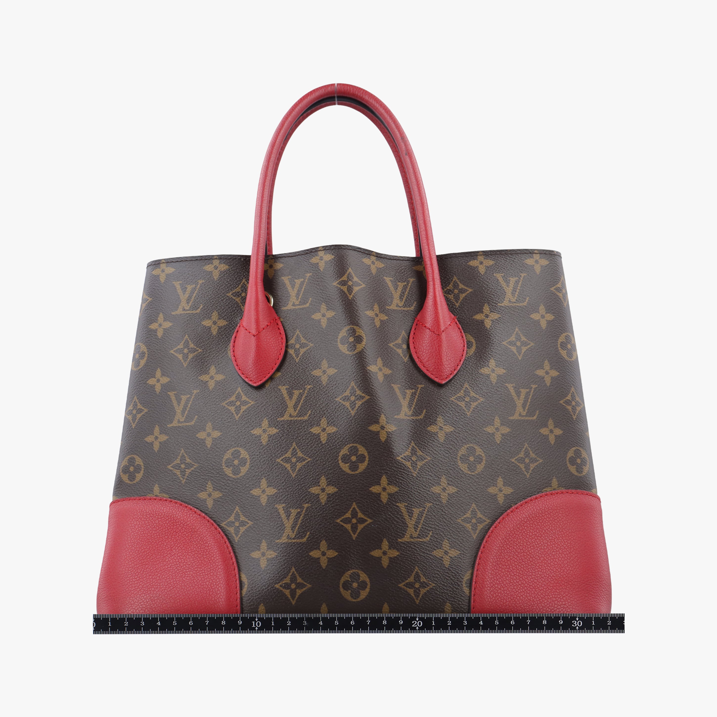 Pre-owned Louis Vuitton FLANDRIN Brown×CERISE Monogram Canvas×calf leather M41596 handbag | stylenewstar