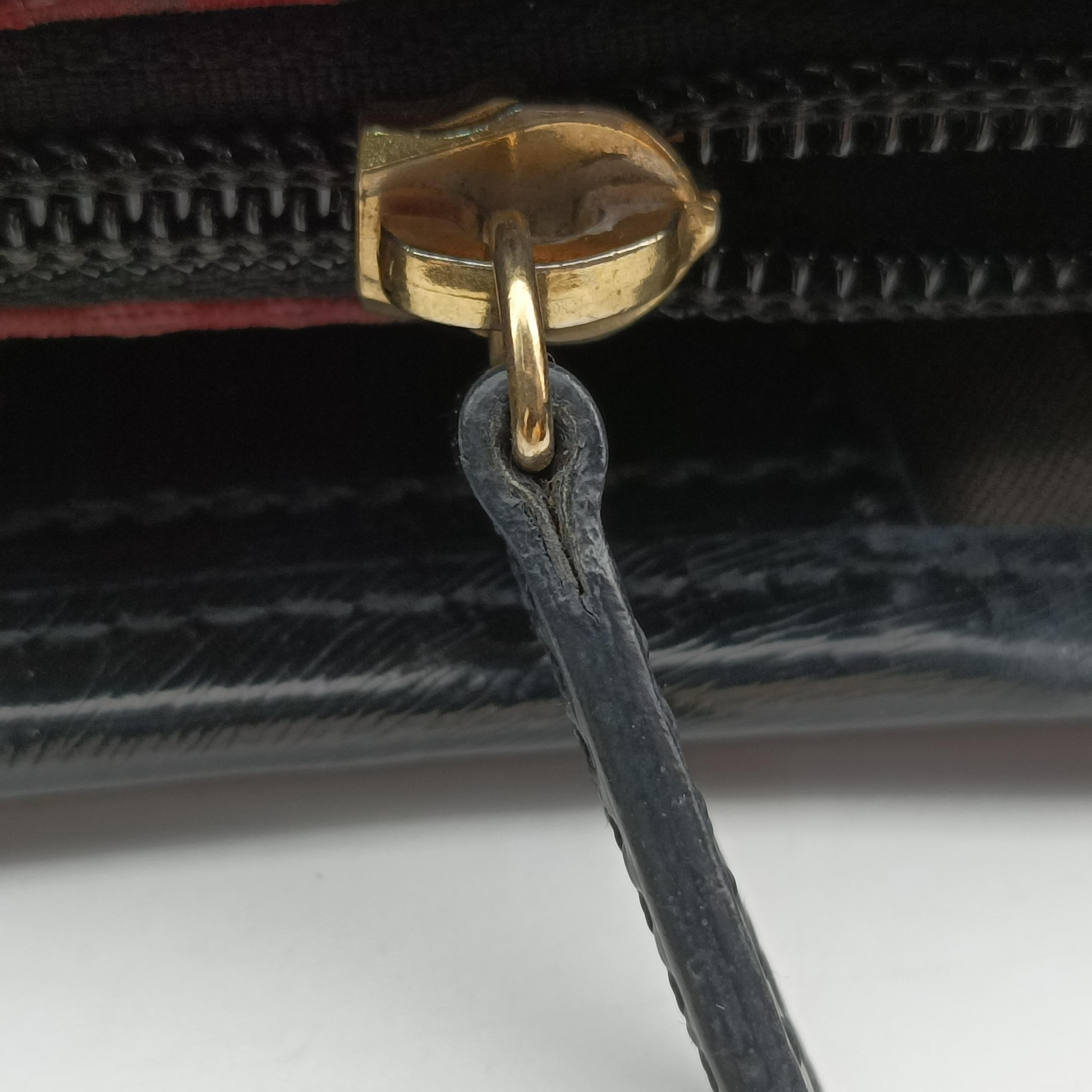 Vintage Fendi Pumpkin Rose Black×Multicolour Jacquard 8BH220 handbag | stylenewstar