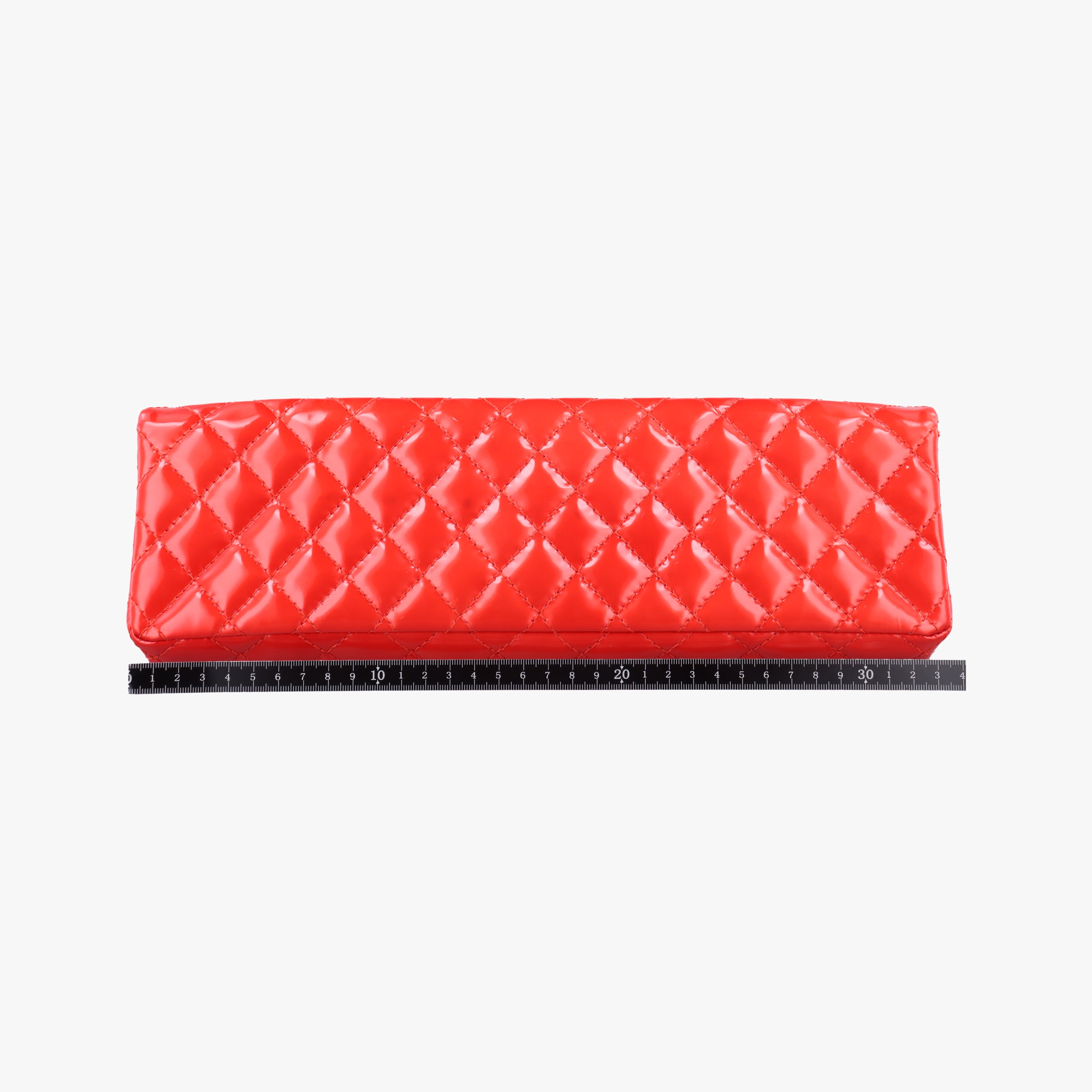 Pre-owned Chanel 2.55 Matelasse Red Patent A38198 shoulderbag | stylenewstar