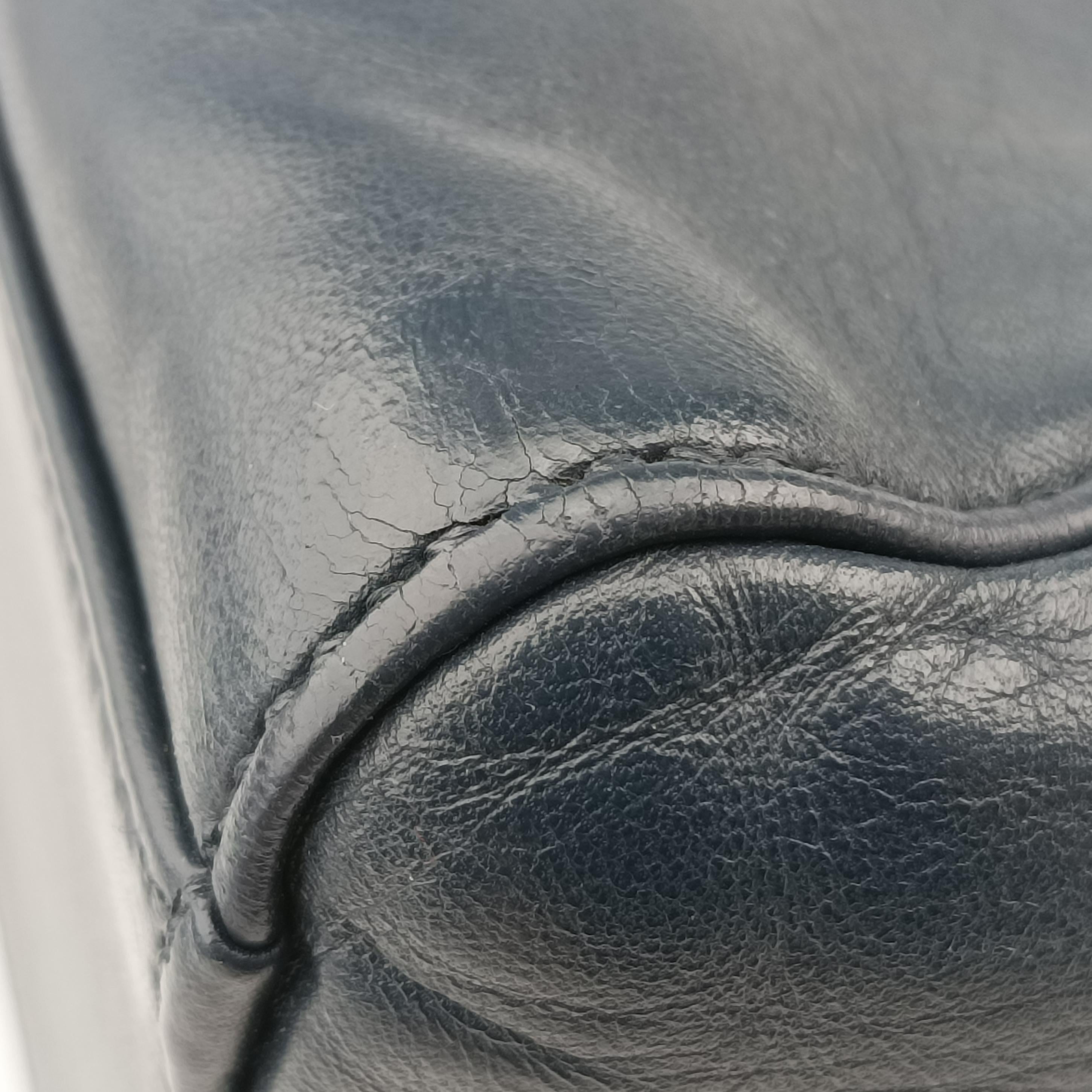 Pre-owned Fendi PEEKABOO Navy Leather 8BN244 shoulderbag | stylenewstar