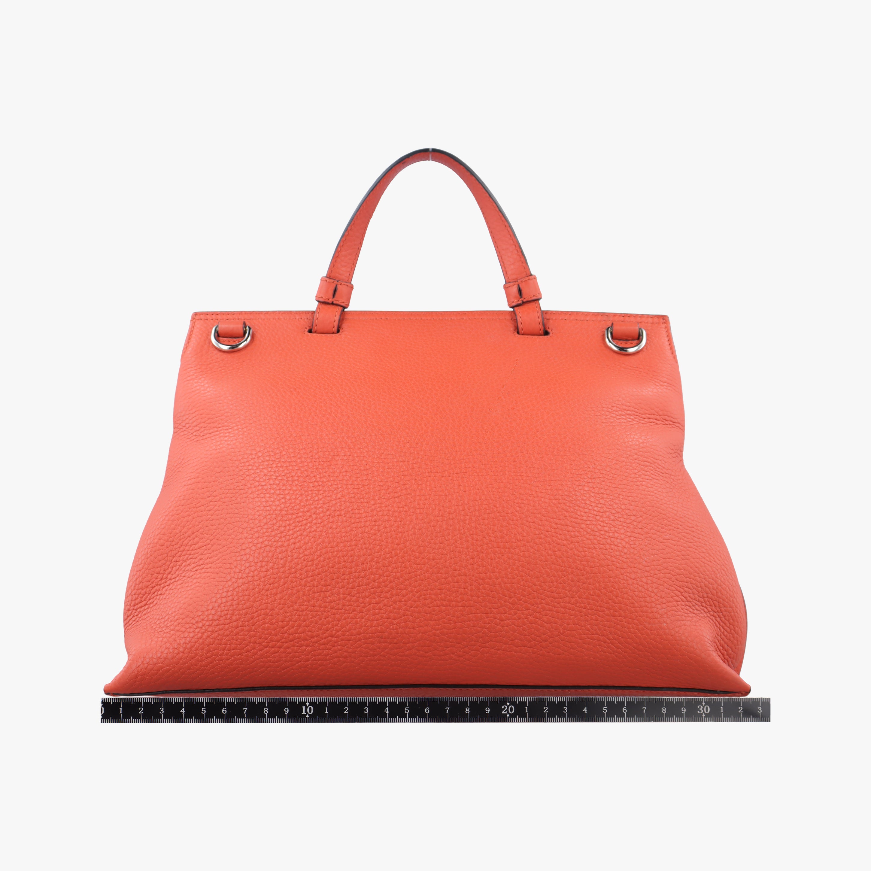 Pre-owned Gucci Bamboo Daily Orange Leather 392013 shoulderbag | stylenewstar