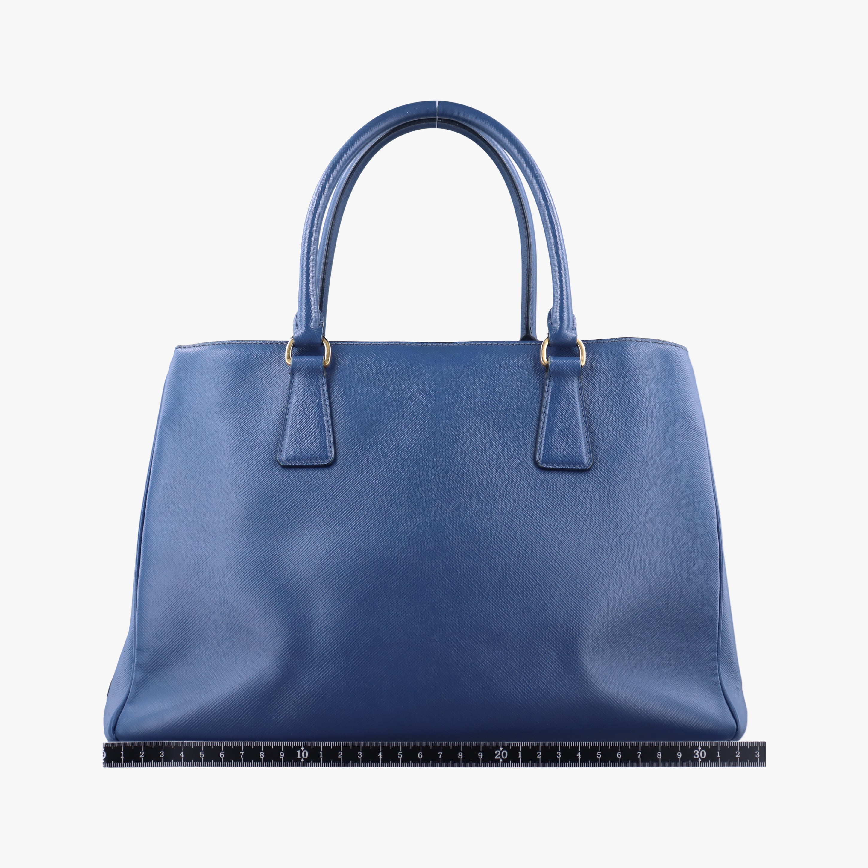Pre-owned Prada Galleria Blue SAFFIANO Leather BN2274 shoulderbag | stylenewstar