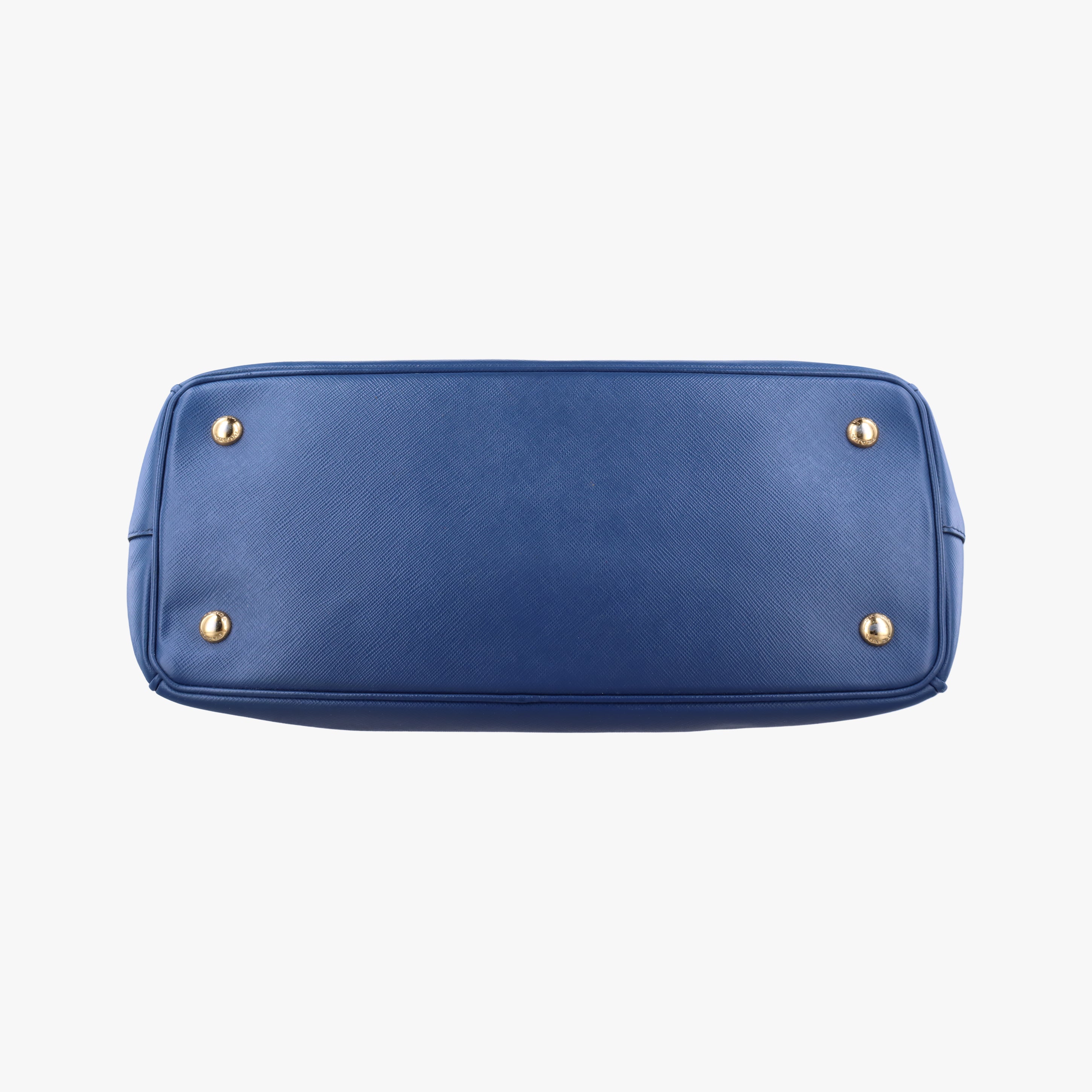 Pre-owned Prada Galleria Blue SAFFIANO Leather BN2274 shoulderbag | stylenewstar