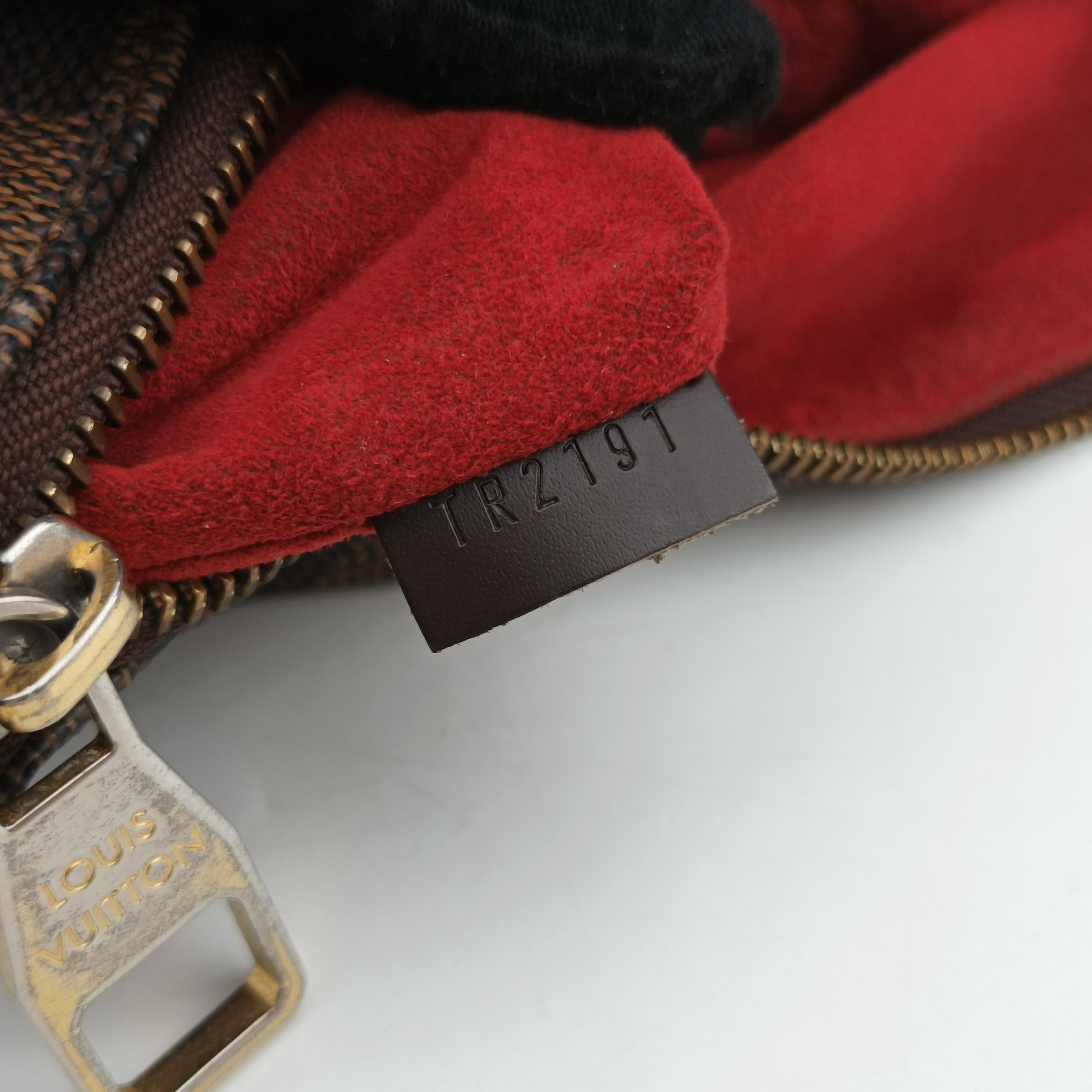 Pre-owned Louis Vuitton EVORA MM EBENE Damier Canvas N41131 shoulderbag | stylenewstar