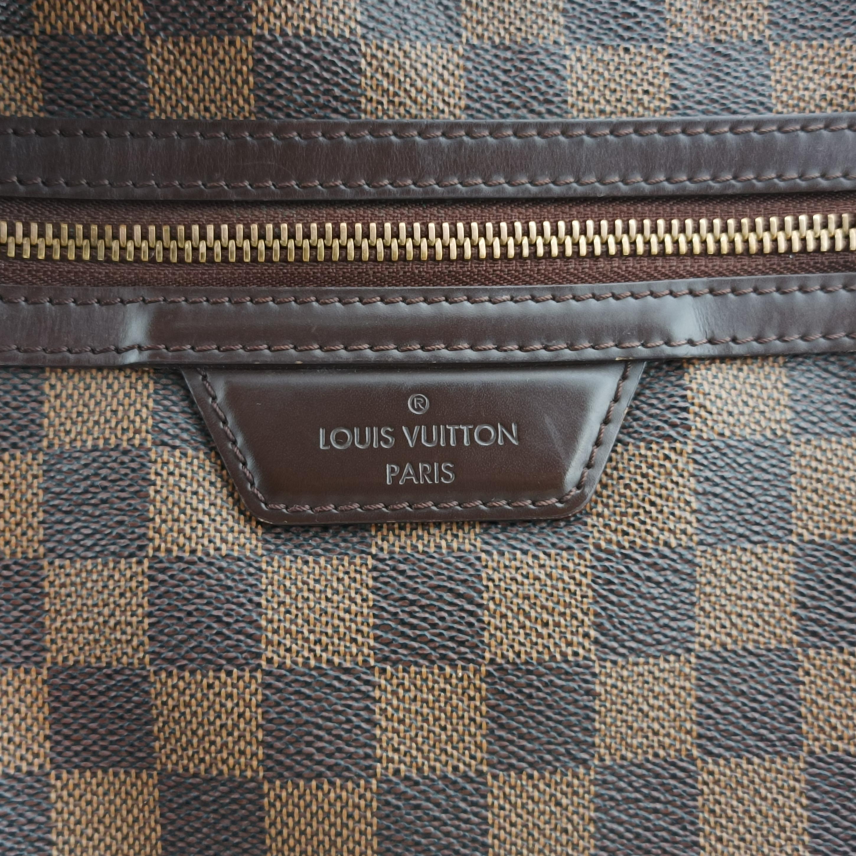 Pre-owned Louis Vuitton EVORA MM EBENE Damier Canvas N41131 shoulderbag | stylenewstar